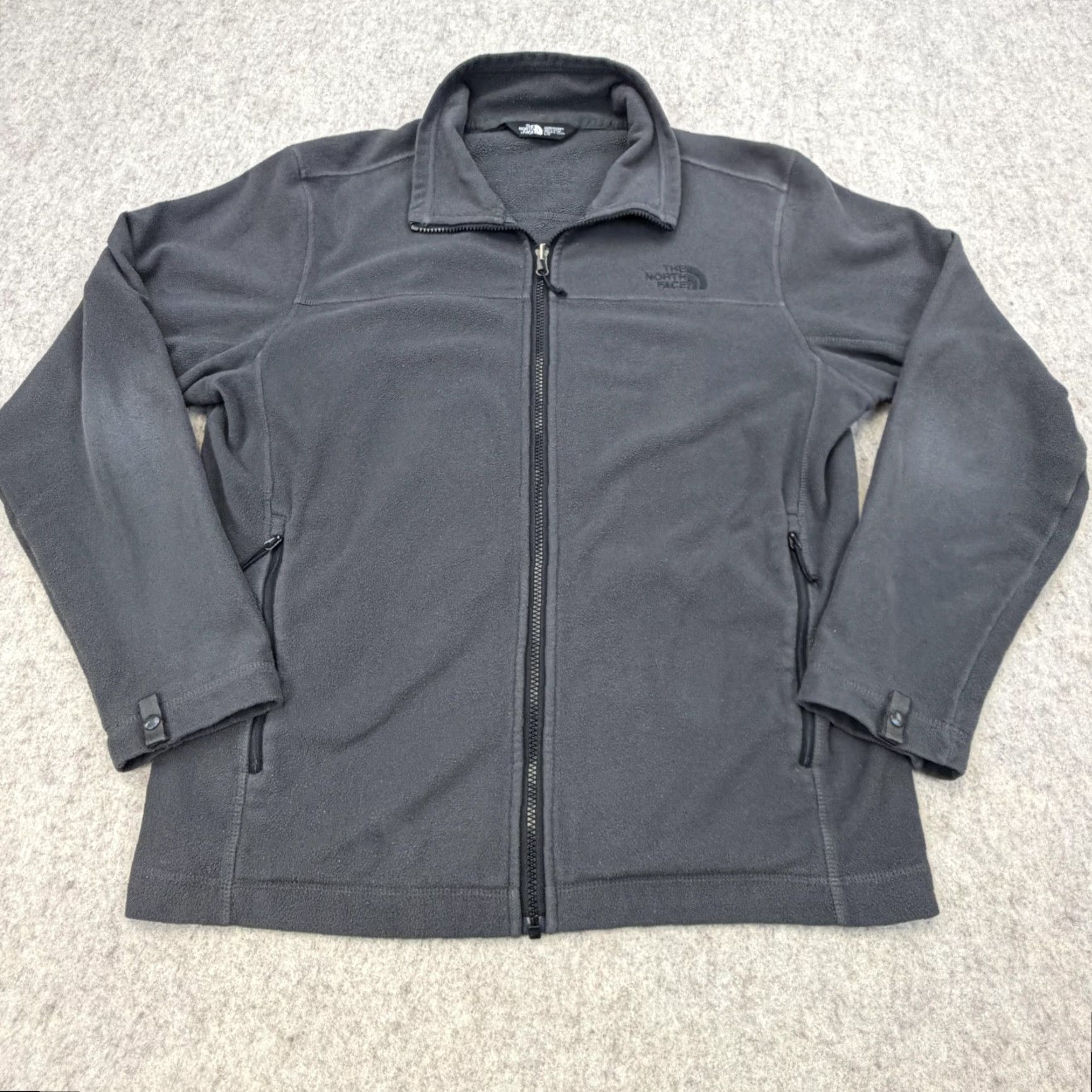 The North Face The North Face Jacket Mens Large Gray Fleece Full Zip Outdoor Hiking Warm Size US L / EU 52-54 / 3 - 5 Thumbnail