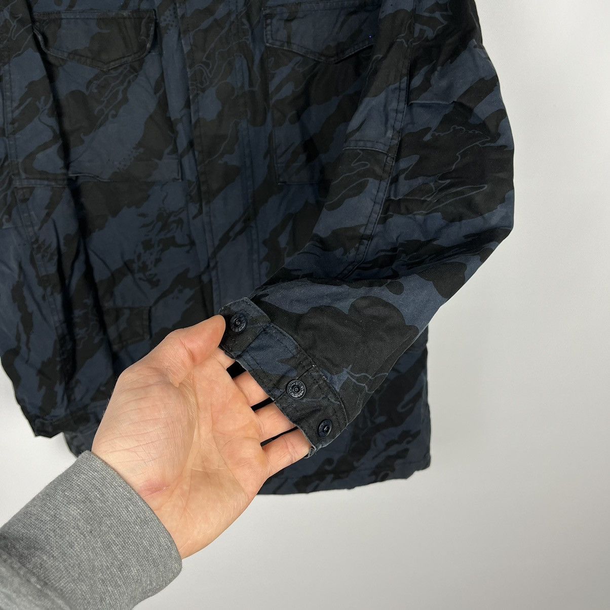 Japanese Brand Rare Maharishi Waxed Camouflage Jacket Size US M / EU 48-50 / 2 - 5 Thumbnail
