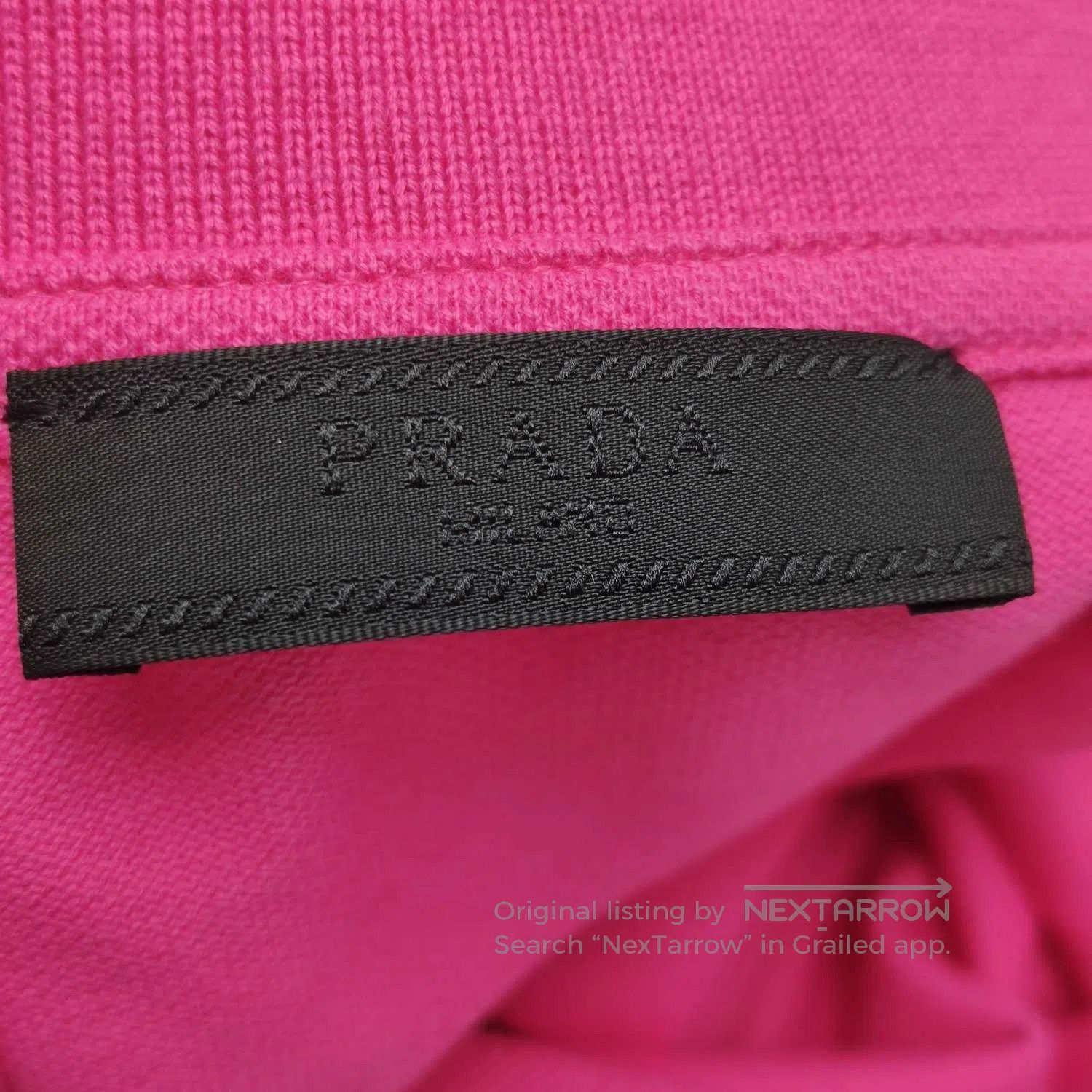 Prada Prada M Size Cotton Logo Polo T. Size US M / EU 48-50 / 2 - 3 Thumbnail