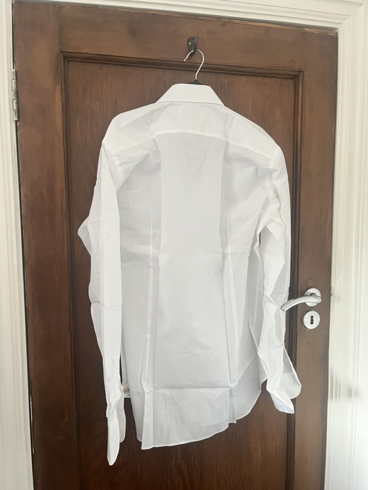Loro Piana Loro Piana white cotton andre shirt size 39 Size US M / EU 48-50 / 2 - 6 Thumbnail