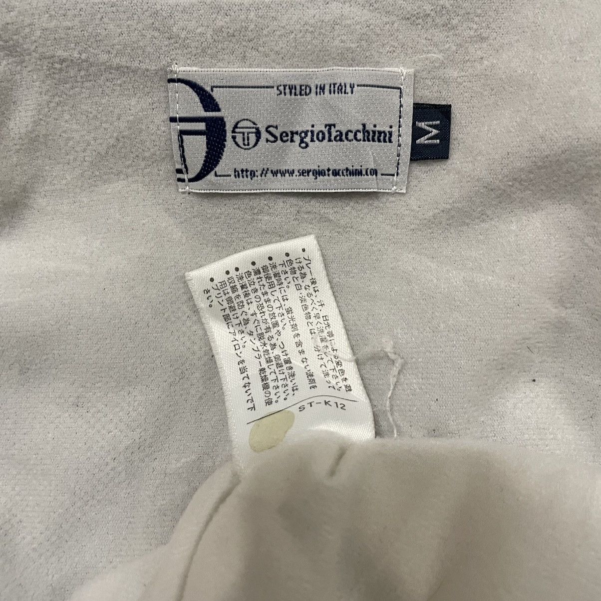 Sergio Tacchini × Vintage VINTAGE SERGIO TACCHINI EMBROIDERED SPELL OUT WINDBREAKER Size US M / EU 48-50 / 2 - 13 Thumbnail