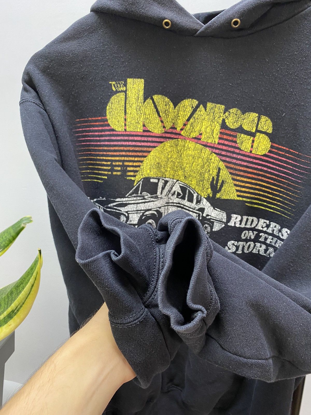 Band Tees × Vintage Vintage The Doors Riders On The Storm Hoodie Size US L / EU 52-54 / 3 - 11 Thumbnail