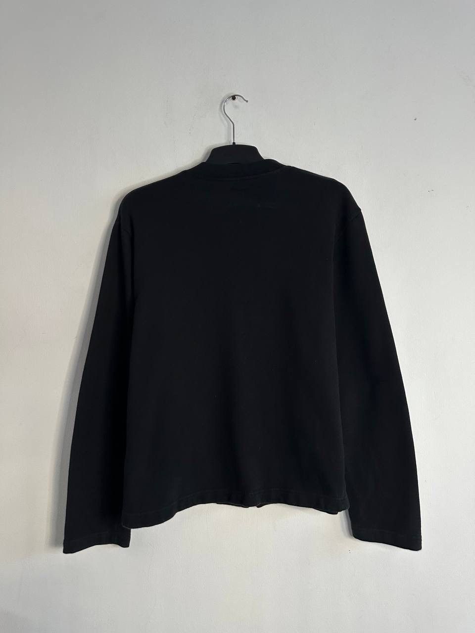 Moschino Moschino Jeans Black Wool Zip Sweatshirt Made in Italy Y2K Size US M / EU 48-50 / 2 - 4 Thumbnail