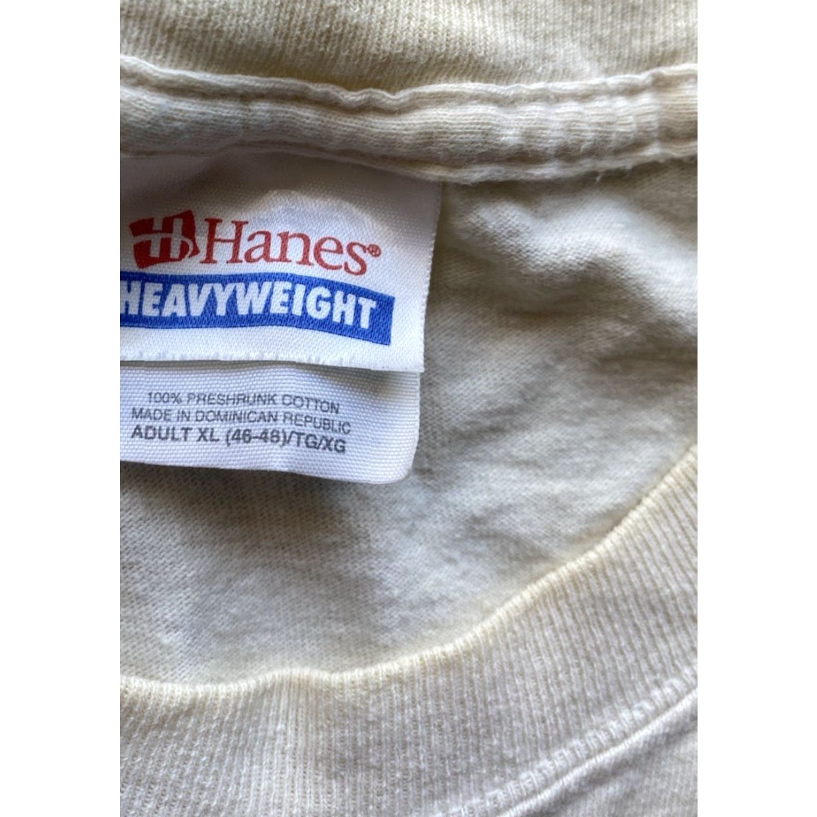 Hanes VINTAGE Hanes Shirt XL White University College Tennessee State University HBCU 2003 Mens Size US XL / EU 56 / 4 - 3 Thumbnail