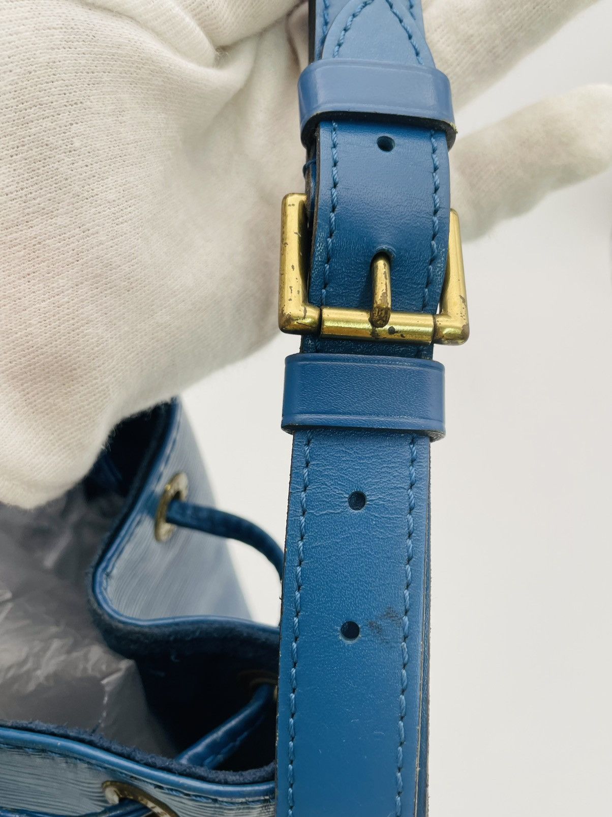 Louis Vuitton Louis Vuitton epi noe Shoulder bag blue Leather Size ONE SIZE - 11 Thumbnail