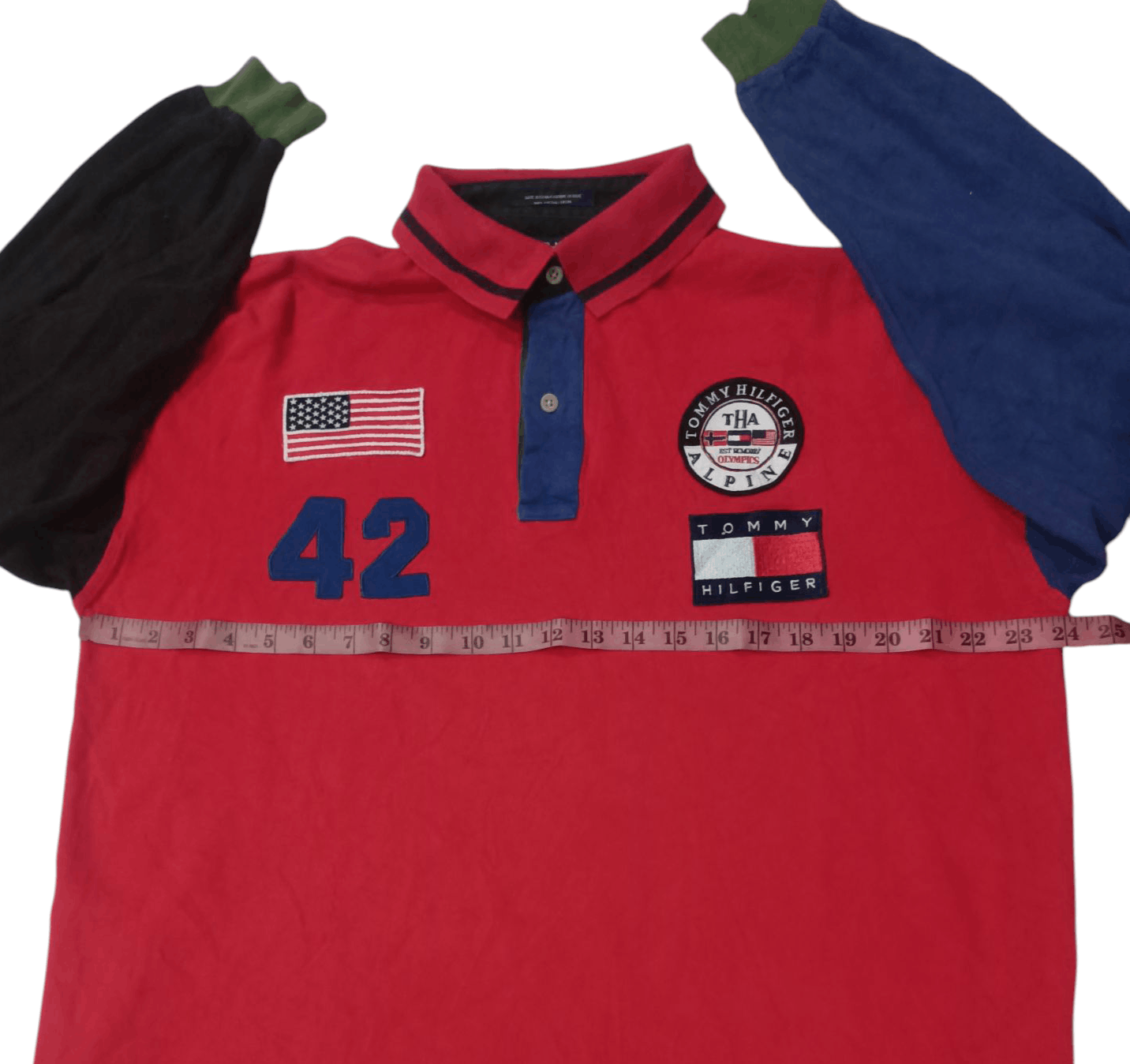 Tommy Hilfiger × Vintage TOMMY HILFIGER ALPINE GEAR x RUGBY SHIRT x VINTAGE Size US M / EU 48-50 / 2 - 6 Thumbnail