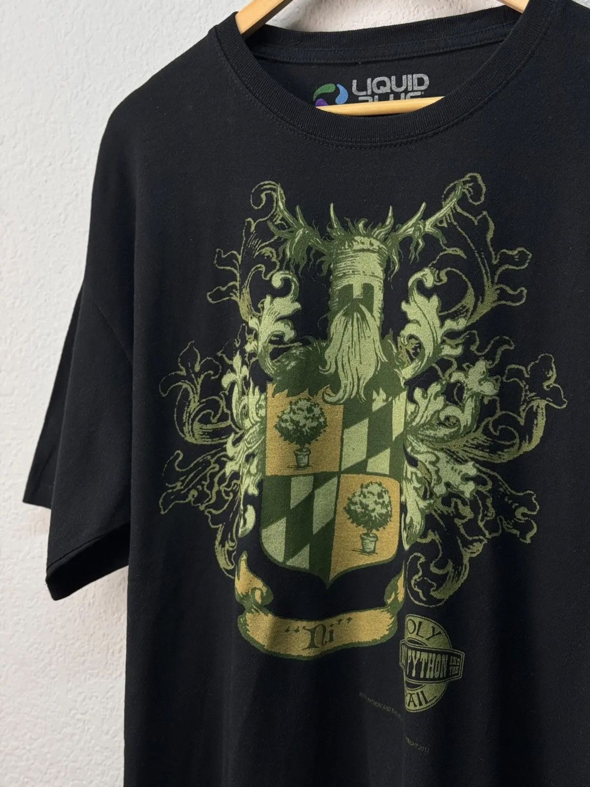 Liquid Blue × Vintage Vintage Monty Python & the Holy Grain Copyright 2011 T Shirt Size US XL / EU 56 / 4 - 3 Thumbnail