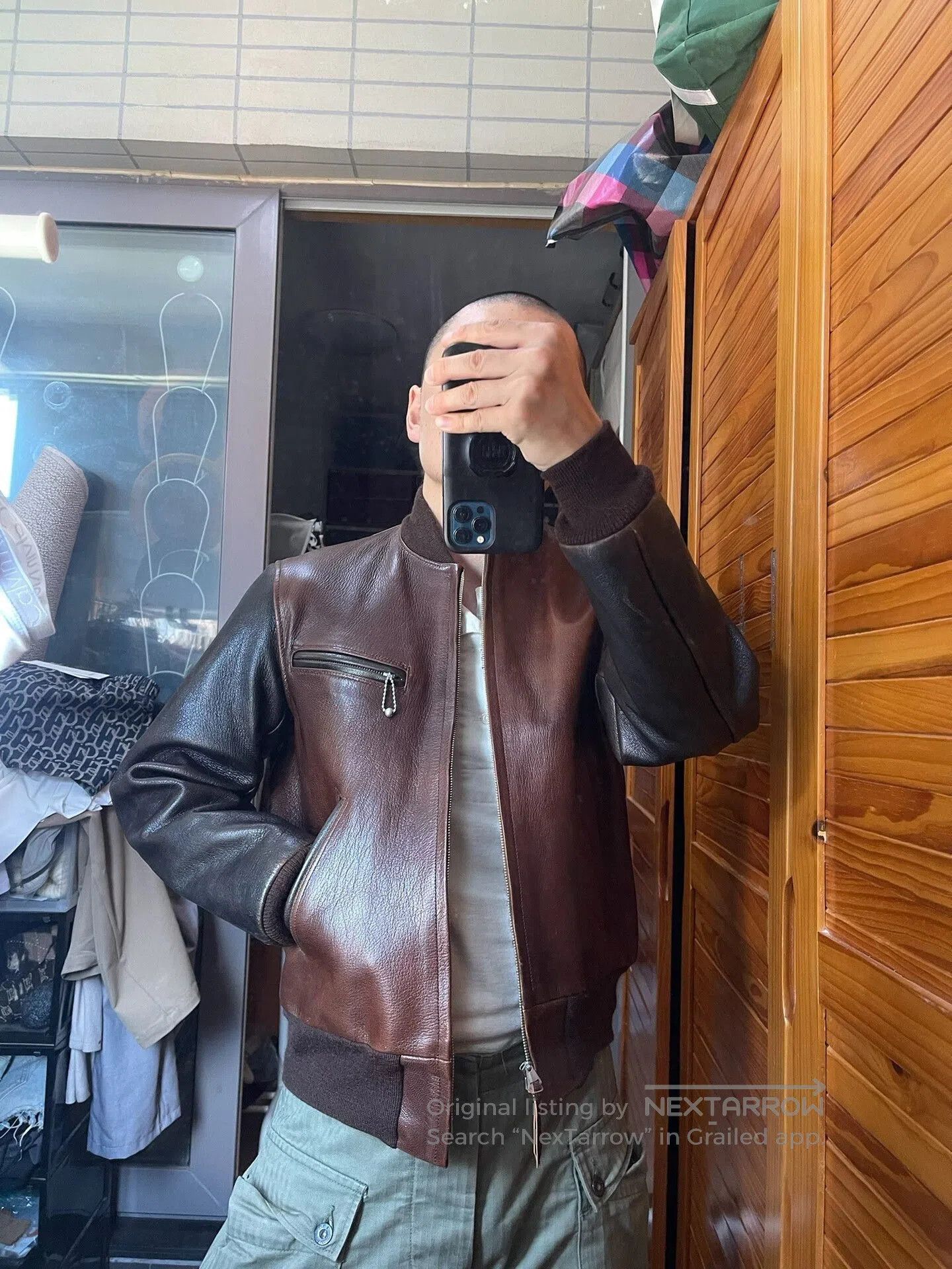 Freewheelers freewheelers skull leather bomber jacket. Size US M / EU 48-50 / 2 - 5 Thumbnail
