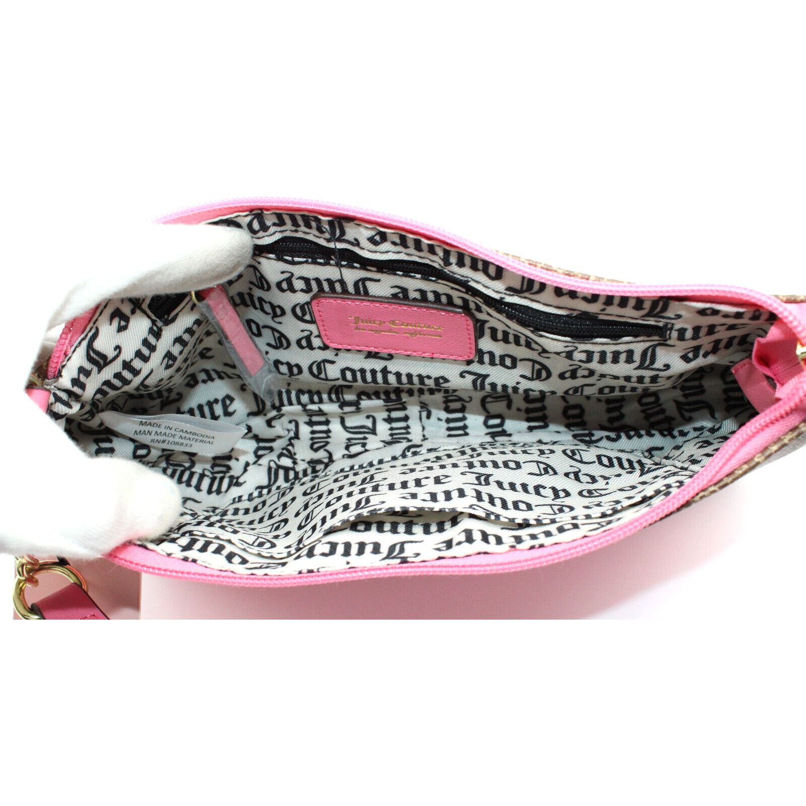 Juicy Couture NWT JUICY COUTURE Chestnut Chino Pink Fashionista Bag $79 Size ONE SIZE - 5 Thumbnail