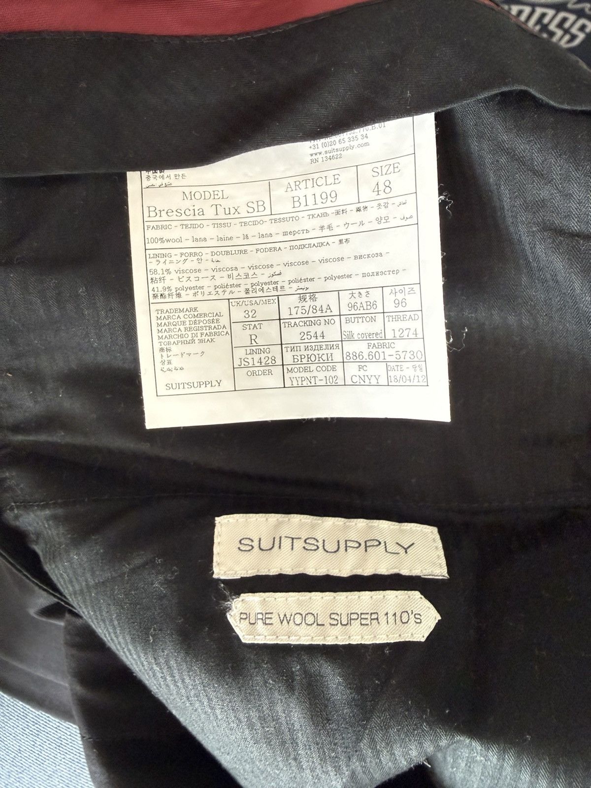 Suitsupply Suitsupply Peak Lapel Satin tuxedo Size 38L - 5 Thumbnail