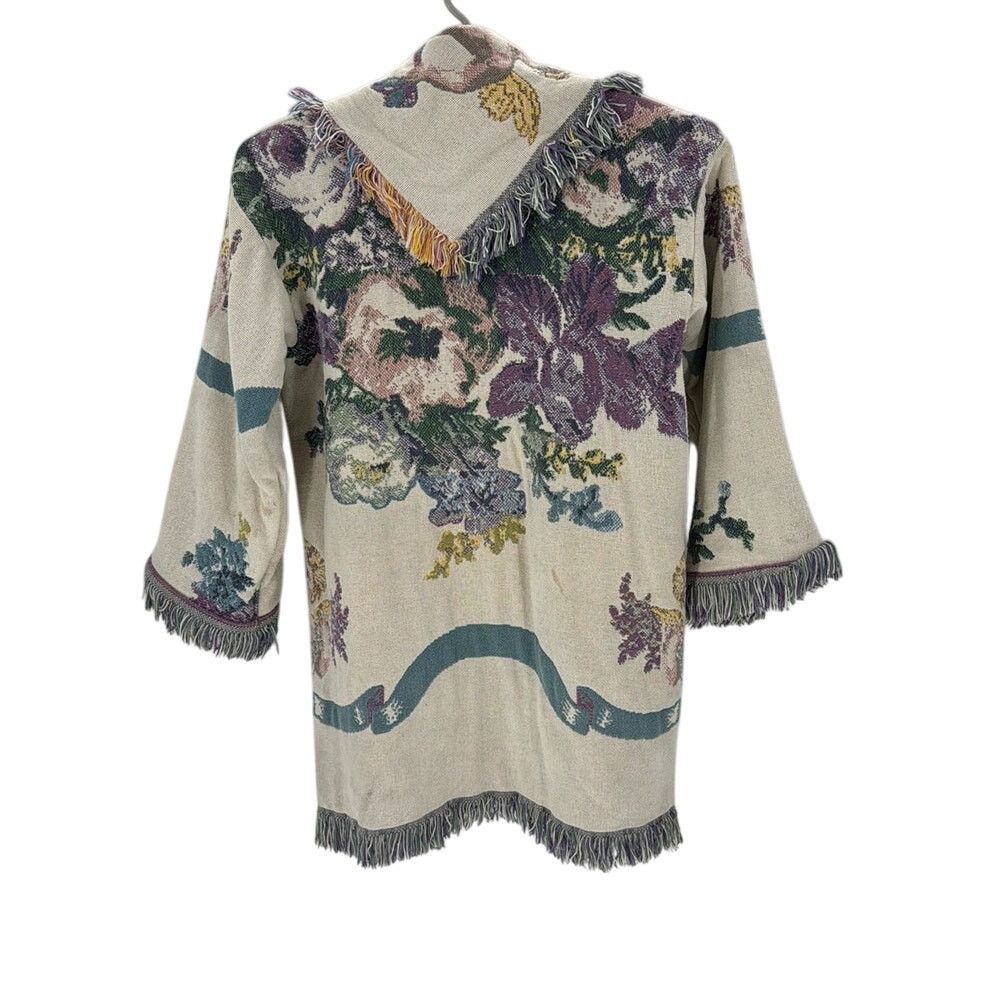 Other Vintage All in the Bag Coat tapestry blanket 90s cherub sz L Size XL / US 12-14 / IT 48-50 - 8 Thumbnail