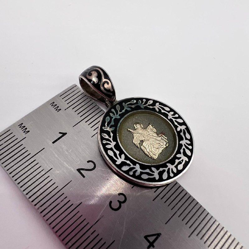 Vintage Vintage Orthodox St George Sterling Silver 925 Pendant Size ONE SIZE - 4 Thumbnail