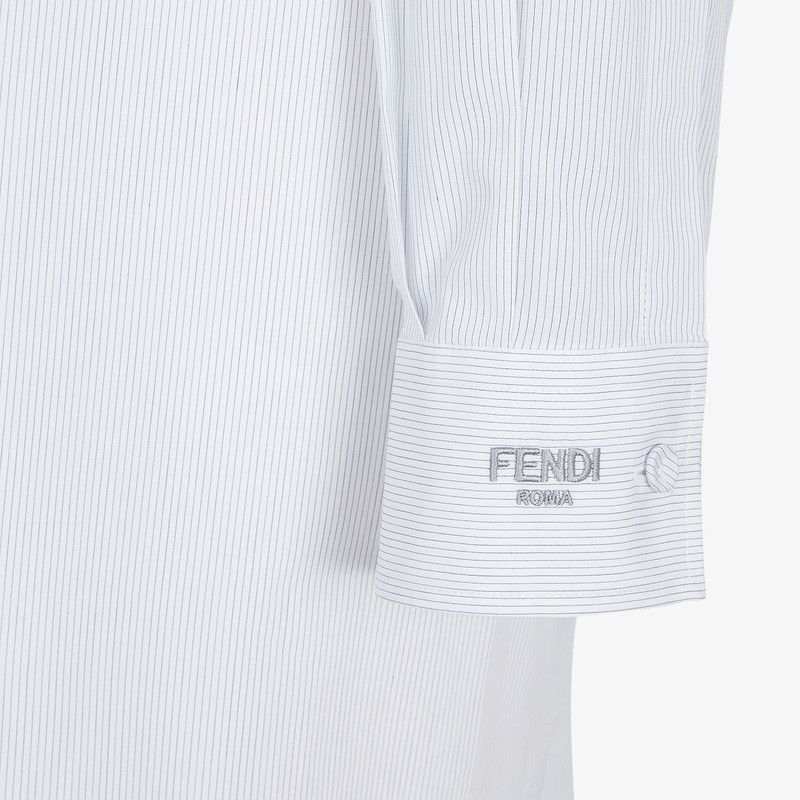 Fendi o1s1wg110326 Dress in White Size S / US 4 / IT 40 - 3 Thumbnail