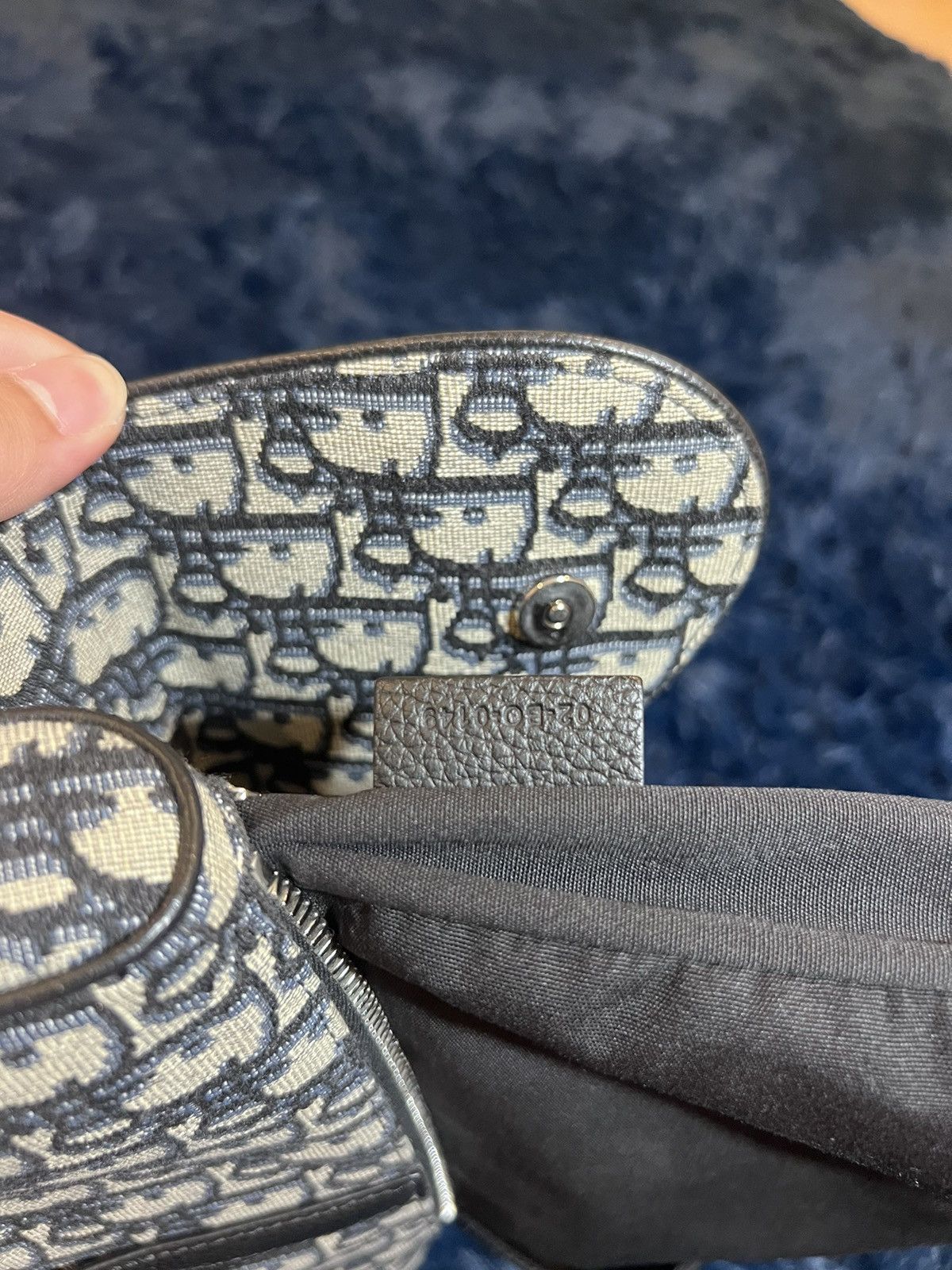 Dior Dior Saddle Bag Beige and Black Dior Oblique Jacquard Size ONE SIZE - 11 Thumbnail