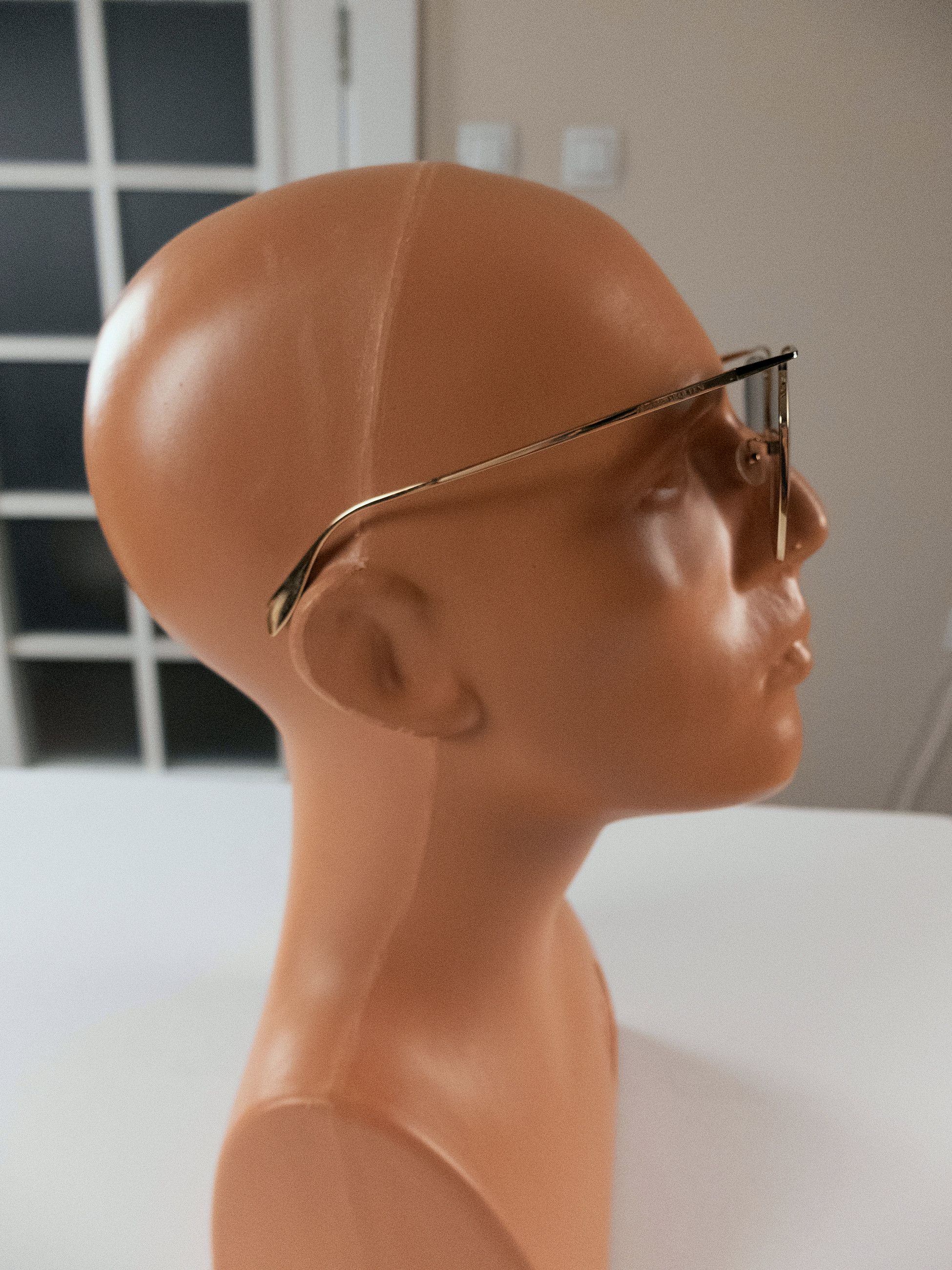 Alexander McQueen ALEXANDER MCQUEEN open frame oversize metal sunglasses Size ONE SIZE - 11 Thumbnail