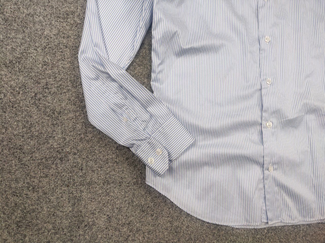 Giorgio Armani Giorgio Armani Design blue thin stripes Long sleeve shirt Size US M / EU 48-50 / 2 - 7 Thumbnail