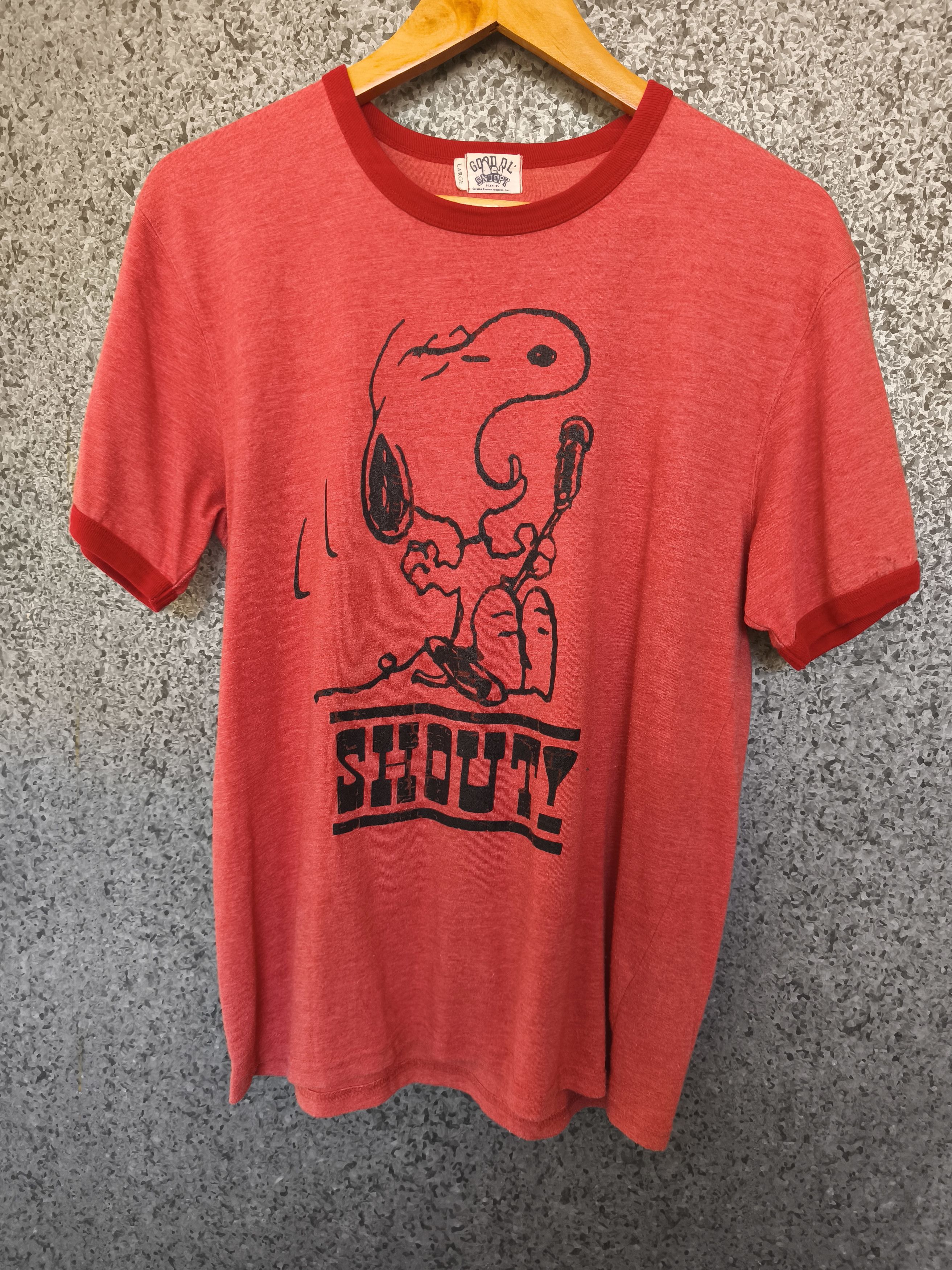 Peanuts Vintage Peanuts Snoopy t shirt ringer Size US M / EU 48-50 / 2 - 1 Thumbnail