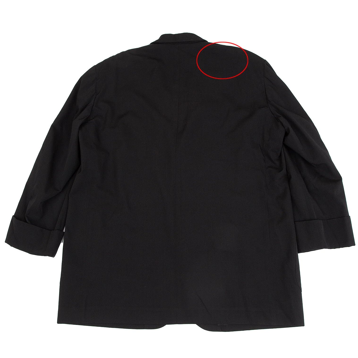 Yohji Yamamoto Yohji Yamamoto Wool Gabardine Jacket Black 2 Size US M / EU 48-50 / 2 - 13 Thumbnail