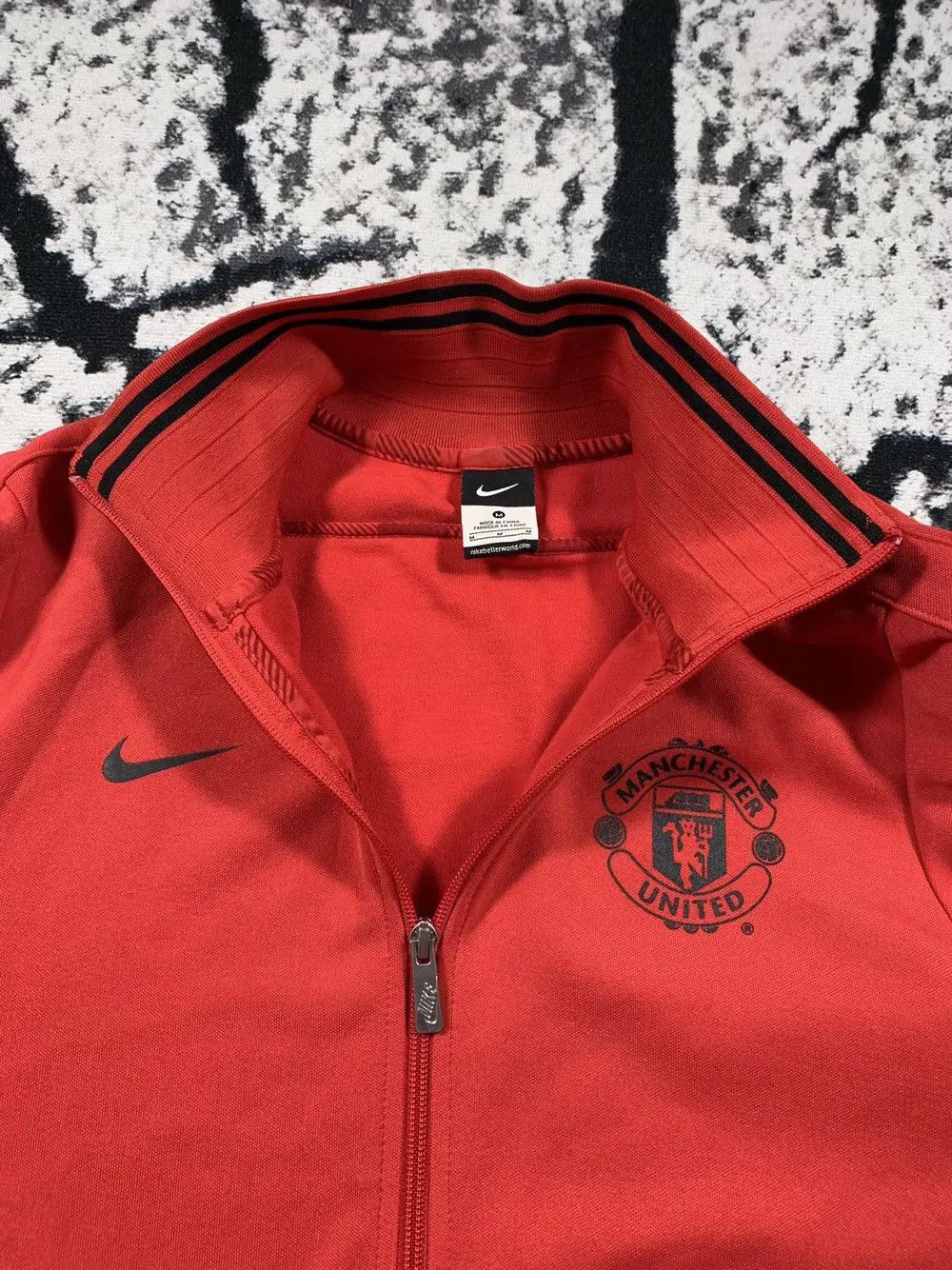 Nike Blokecore Nike Manchester United Zip Up Track Sweatshirt Size US M / EU 48-50 / 2 - 5 Thumbnail