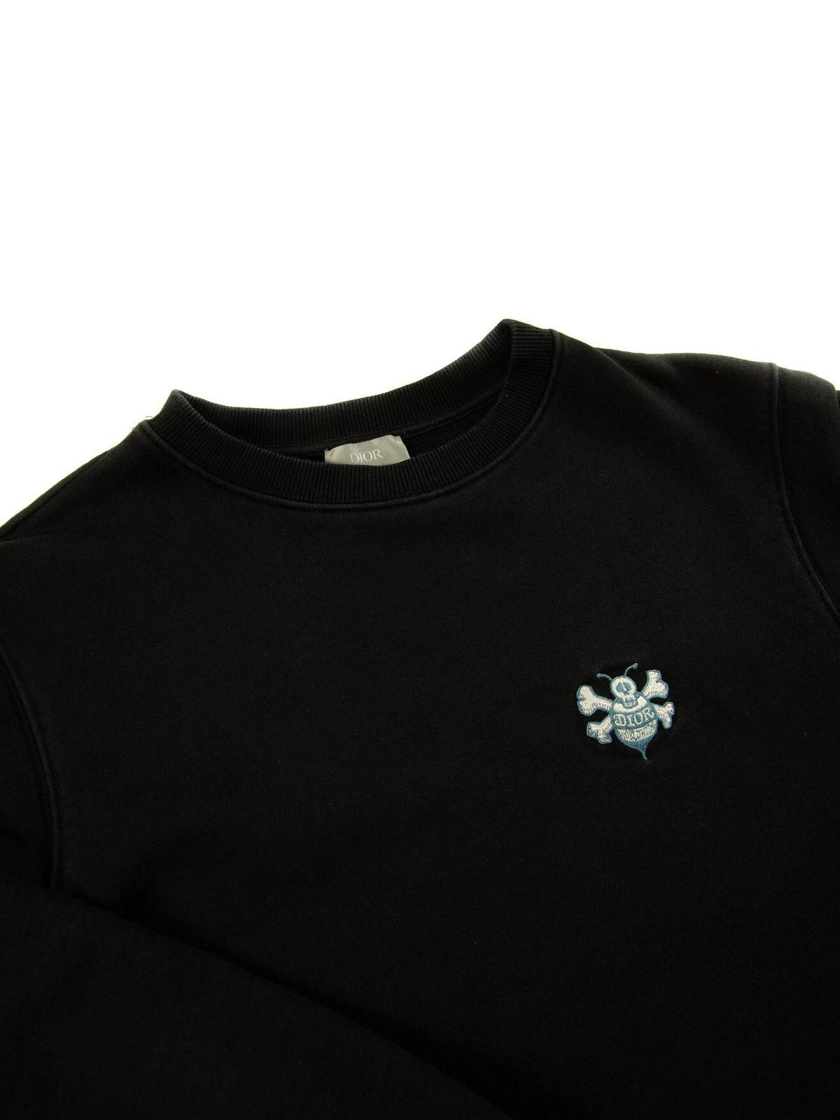Dior Dior x Shawn Stussy Bee Black Sweatshirt Mens Small Black Size US S / EU 44-46 / 1 - 2 Thumbnail