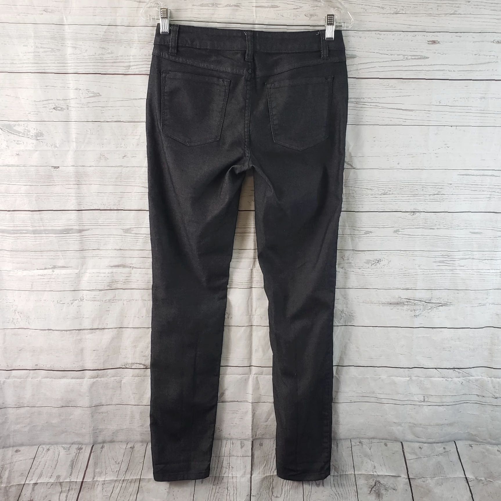 Prana Prana Womens Jeans Kayla Skinny Sz 2 Black Low Rise Organic Cotton Denim 31 Inseam Womens Size 26" / US 2 / IT 38 - 3 Thumbnail