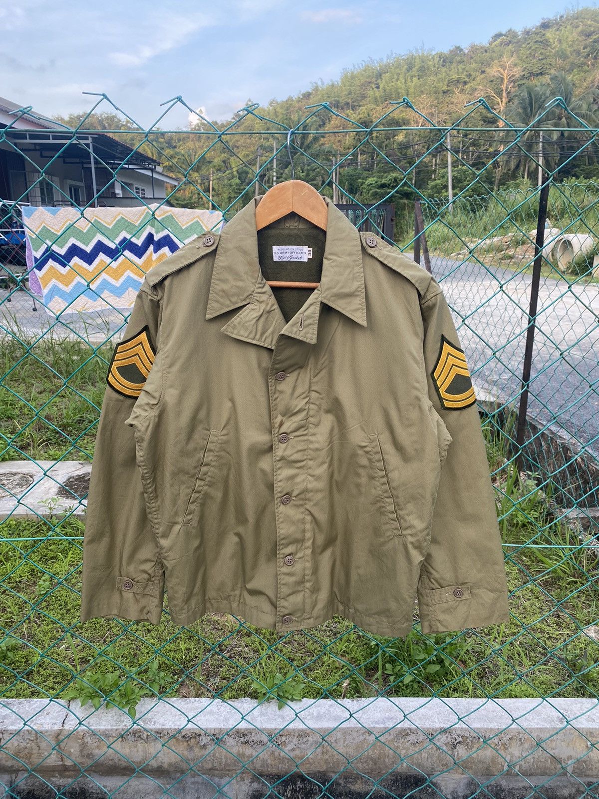 Vintage Vintage U.S Army Officers Field Jacket Size US M / EU 48-50 / 2 - 1 Thumbnail
