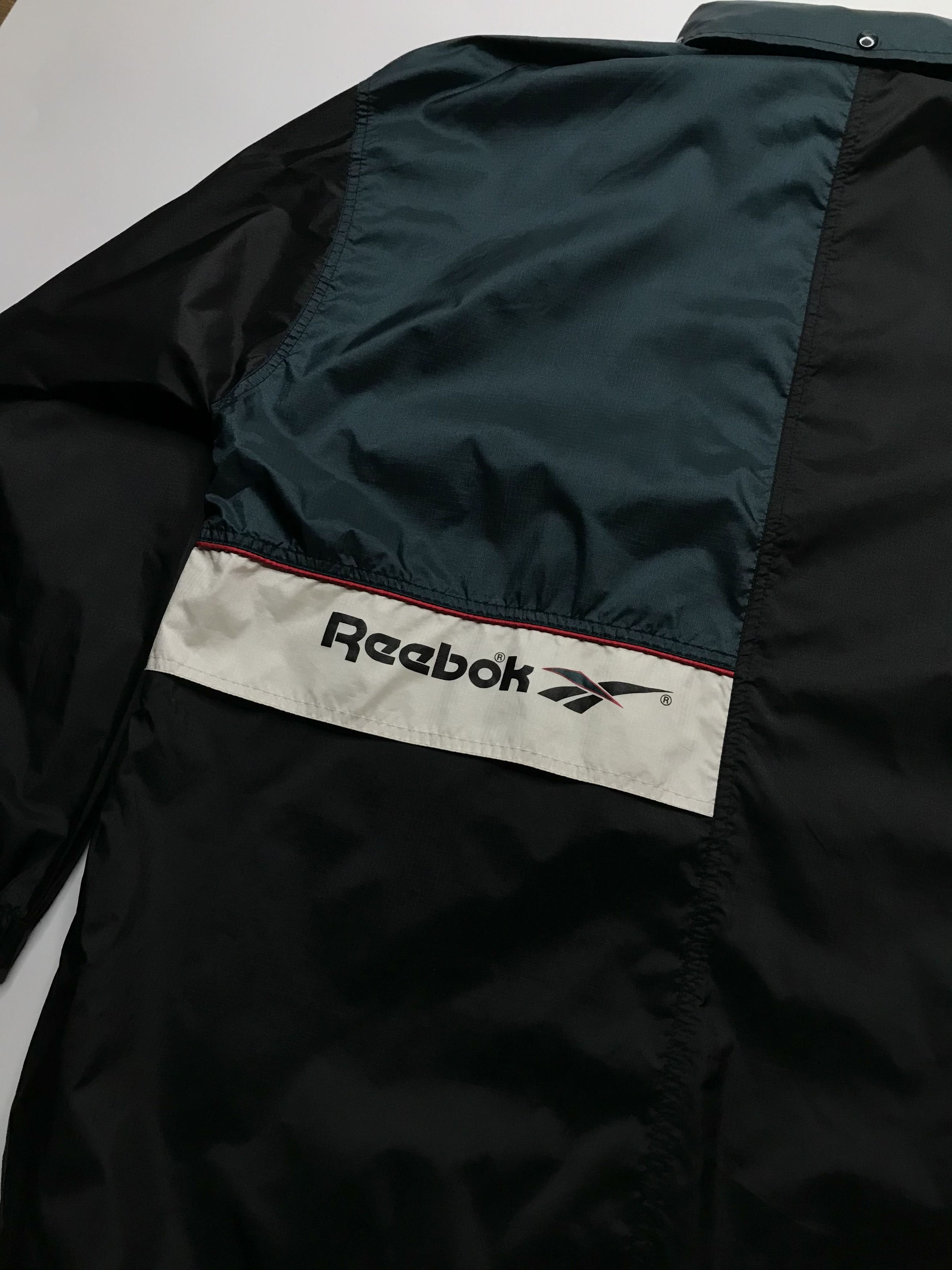 Reebok Reebok Vintage Zip Jacket Mens Sz S Green Size US S / EU 44-46 / 1 - 6 Thumbnail