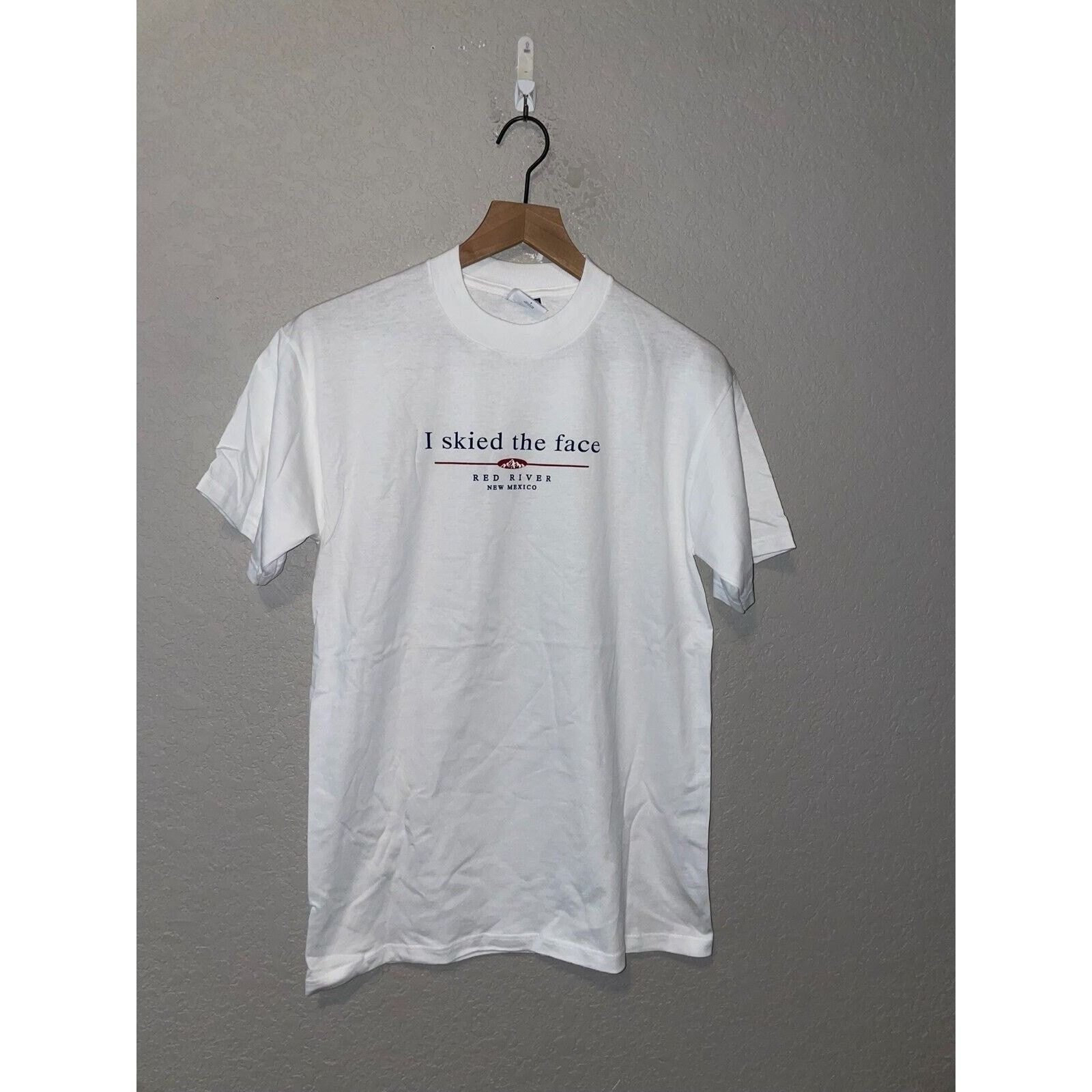 Jerzees Vintage Skiing Shirt Red River New Mexico S White Ski Tee Size US S / EU 44-46 / 1 - 1 Thumbnail