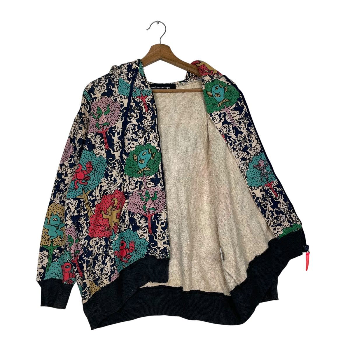 mercibeaucoup Mercibeaucoup Full Print Zipper Hoodie Size US S / EU 44-46 / 1 - 10 Thumbnail