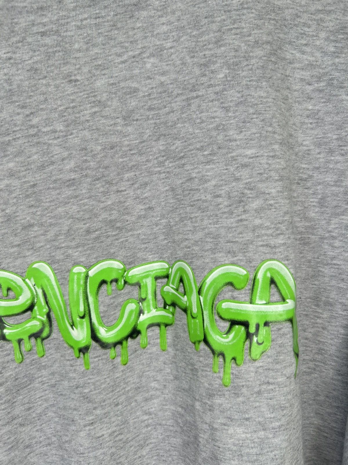Balenciaga Balenciaga Slime Logo Oversized T Shirt Size US L / EU 52-54 / 3 - 4 Thumbnail
