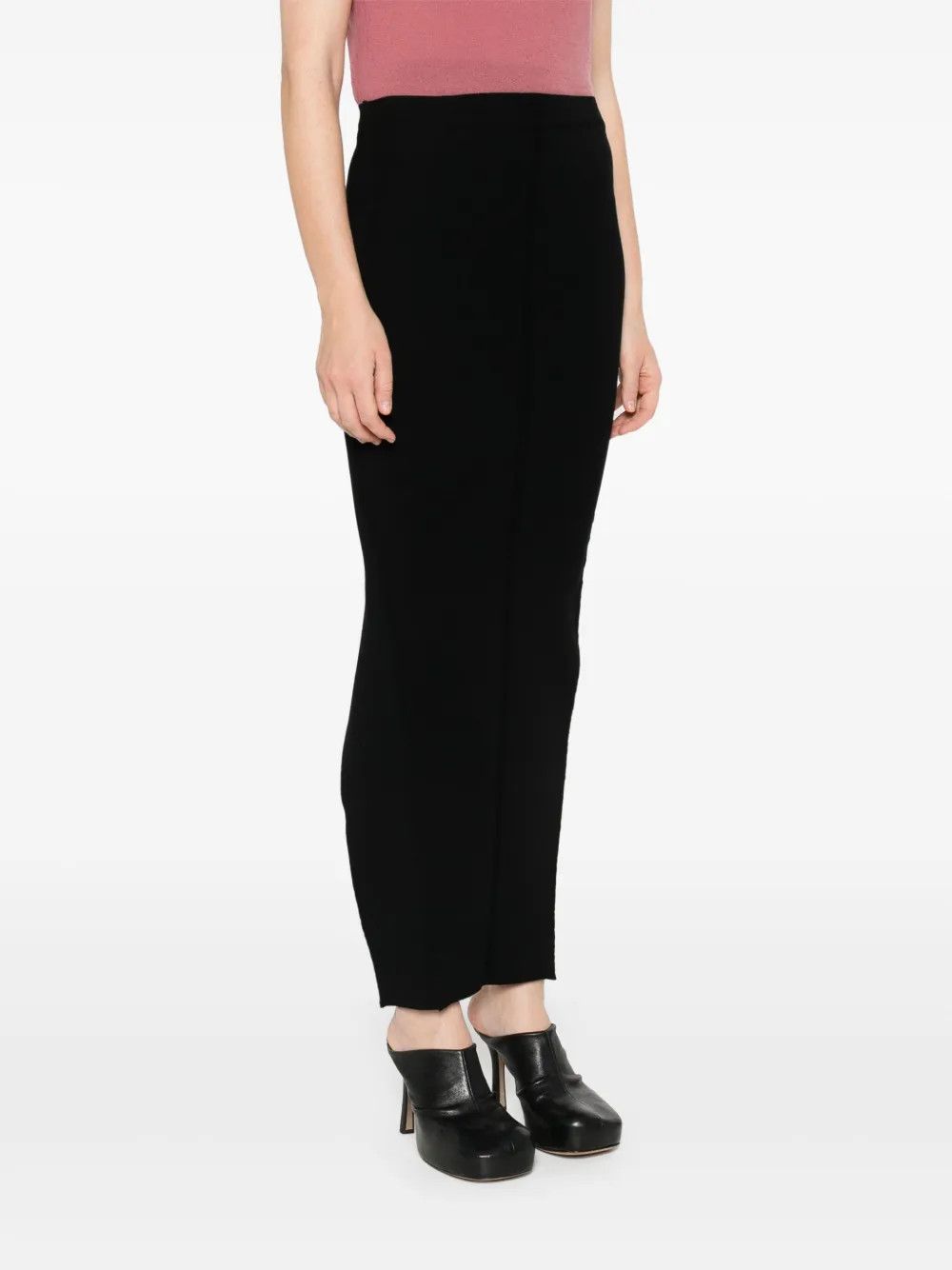 Rick Owens o1y0126 Maxi Skirt in Black Size 27" / US 4 / IT 40 - 2 Thumbnail