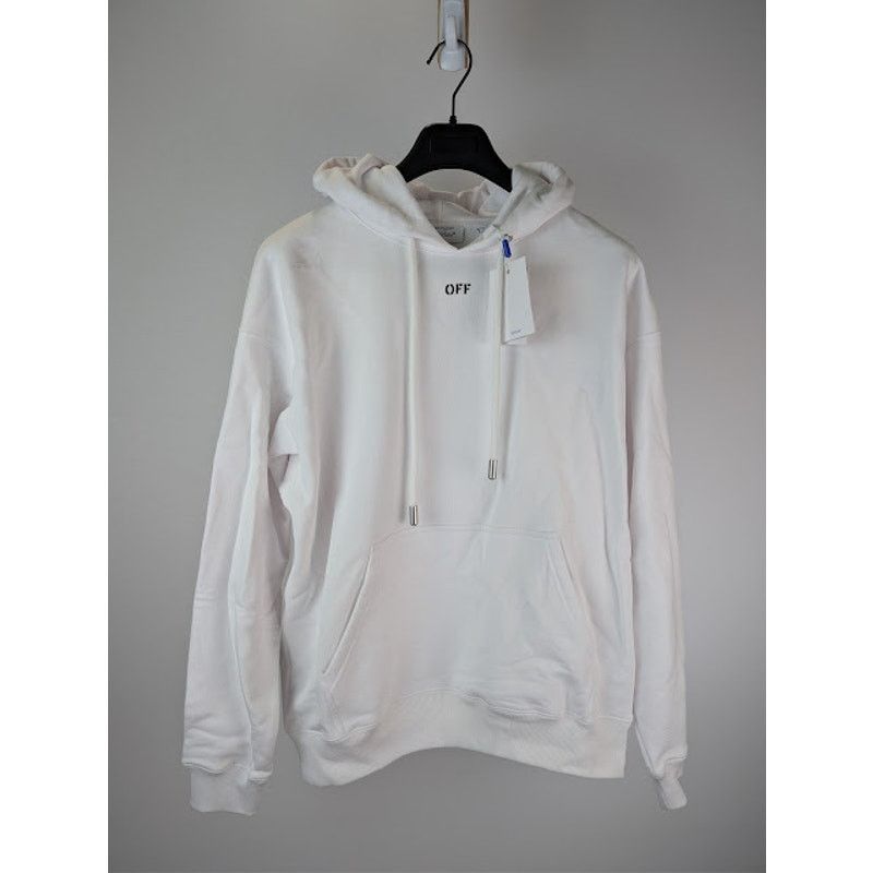 Off-White o1rshd1 Arrow Skate Hoodie in White / Black Size US M / EU 48-50 / 2 - 2 Thumbnail