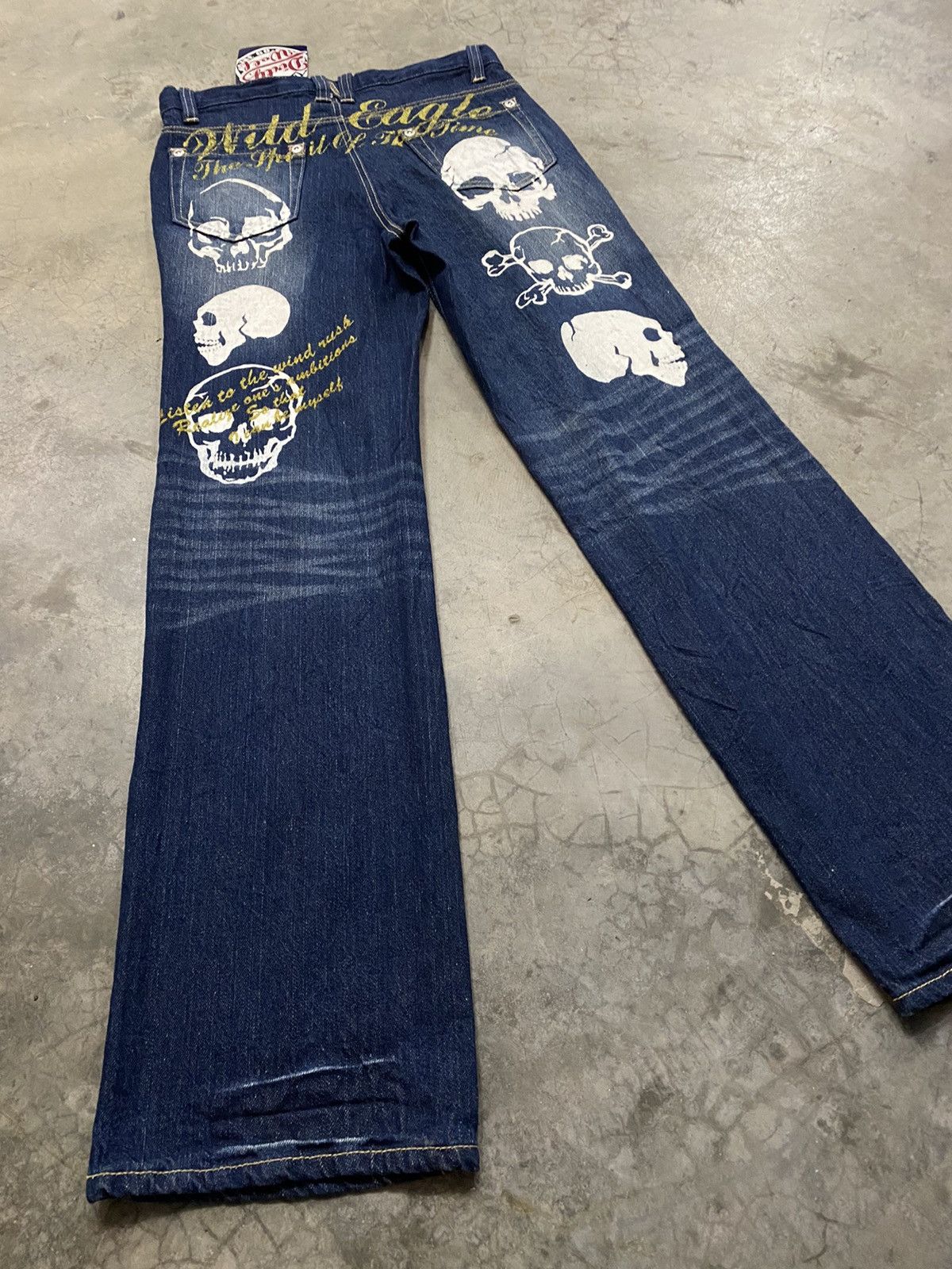 Japanese Brand Japanese Skulls Punk Number (N)ine x Mastermind Japan Style Size US 30 / EU 46 - 2 Thumbnail
