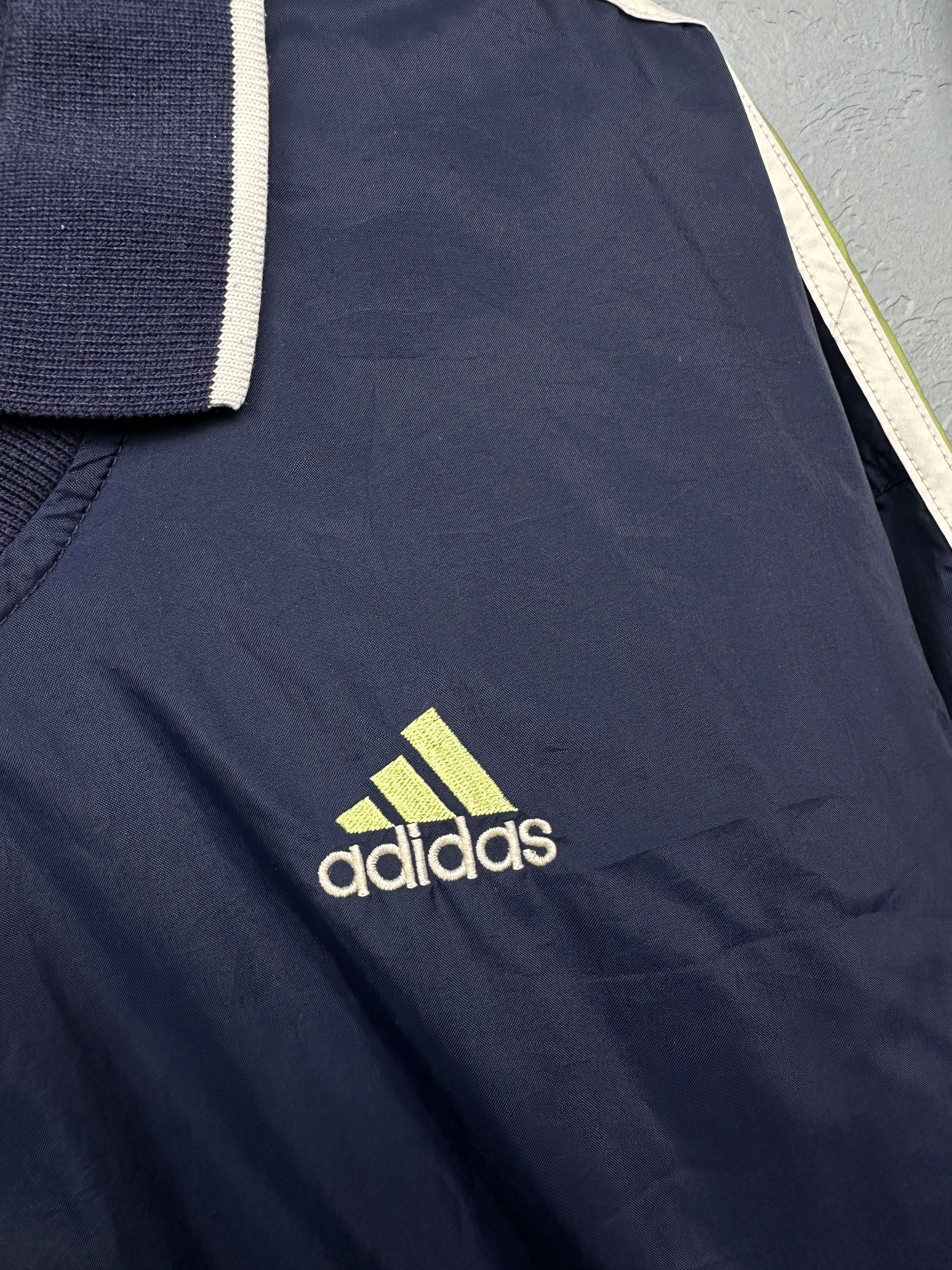 Adidas × Vintage Adidas 90s Vintage Mens Nylon Jacket Size US XL / EU 56 / 4 - 5 Thumbnail