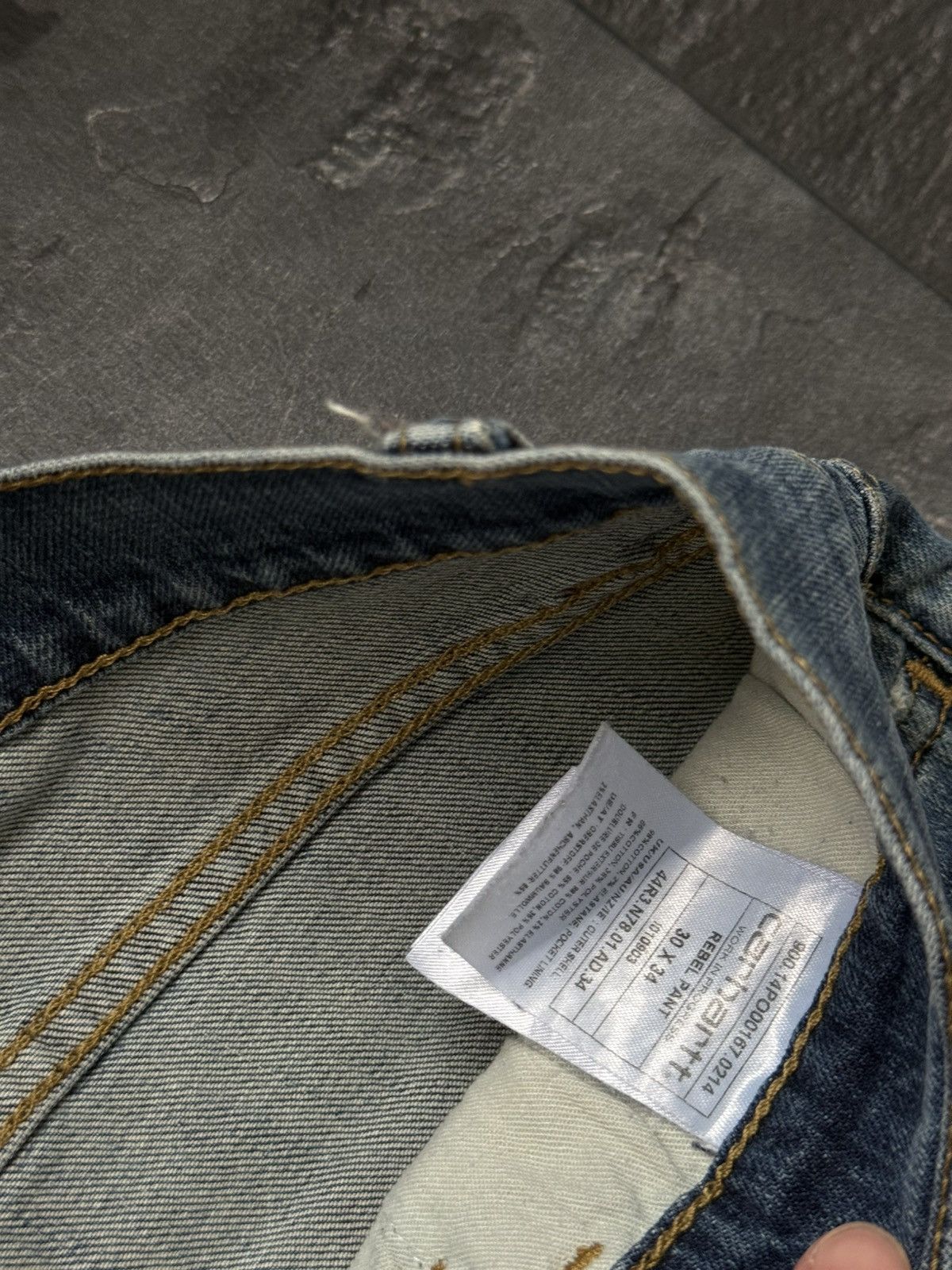 Carhartt × Vintage Rare blue denim carhartt skinny jeans Size US 30 / EU 46 - 7 Thumbnail