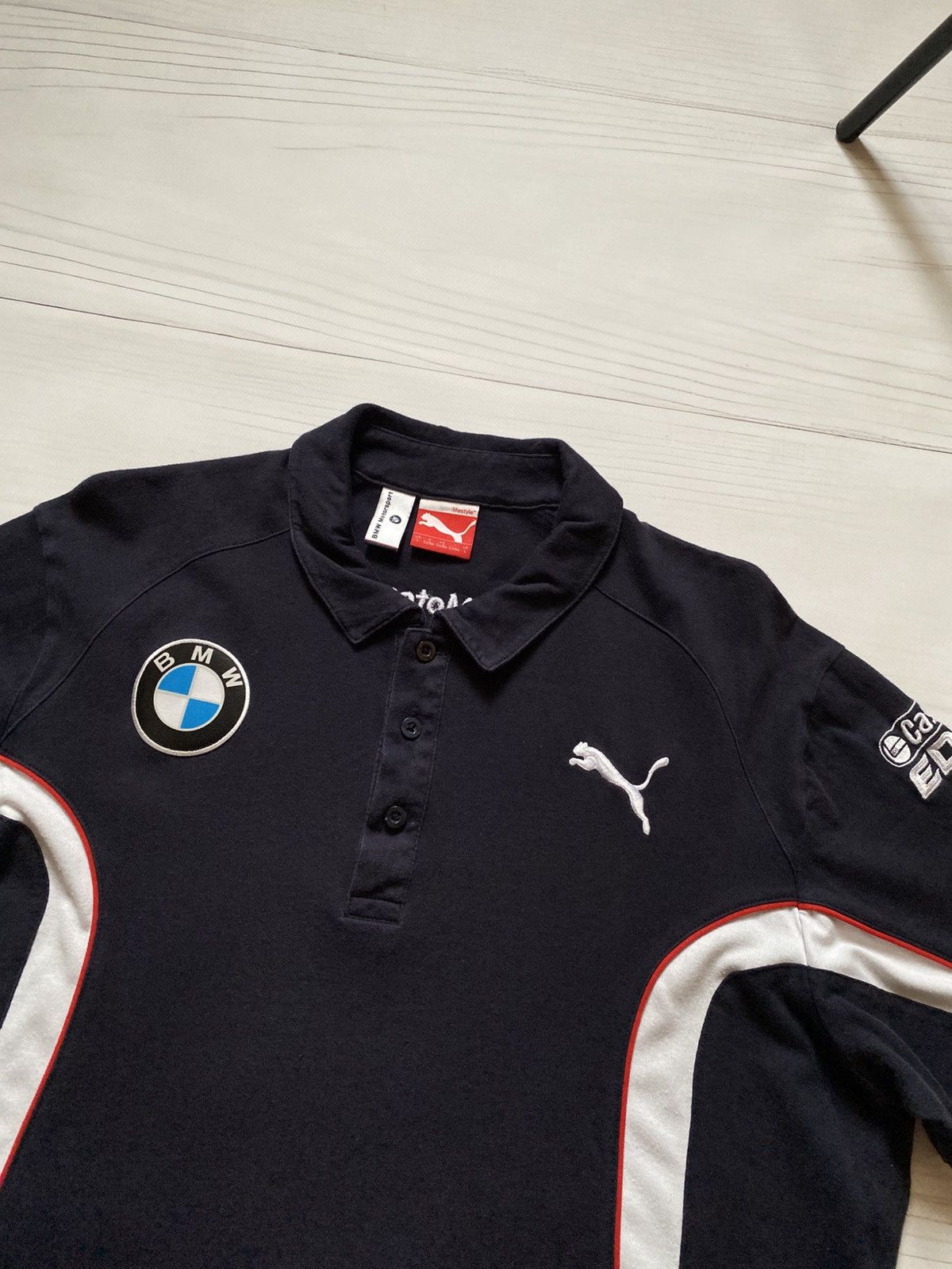 BMW Puma BMW racing motosport polo t shirt Size US L / EU 52-54 / 3 - 7 Thumbnail