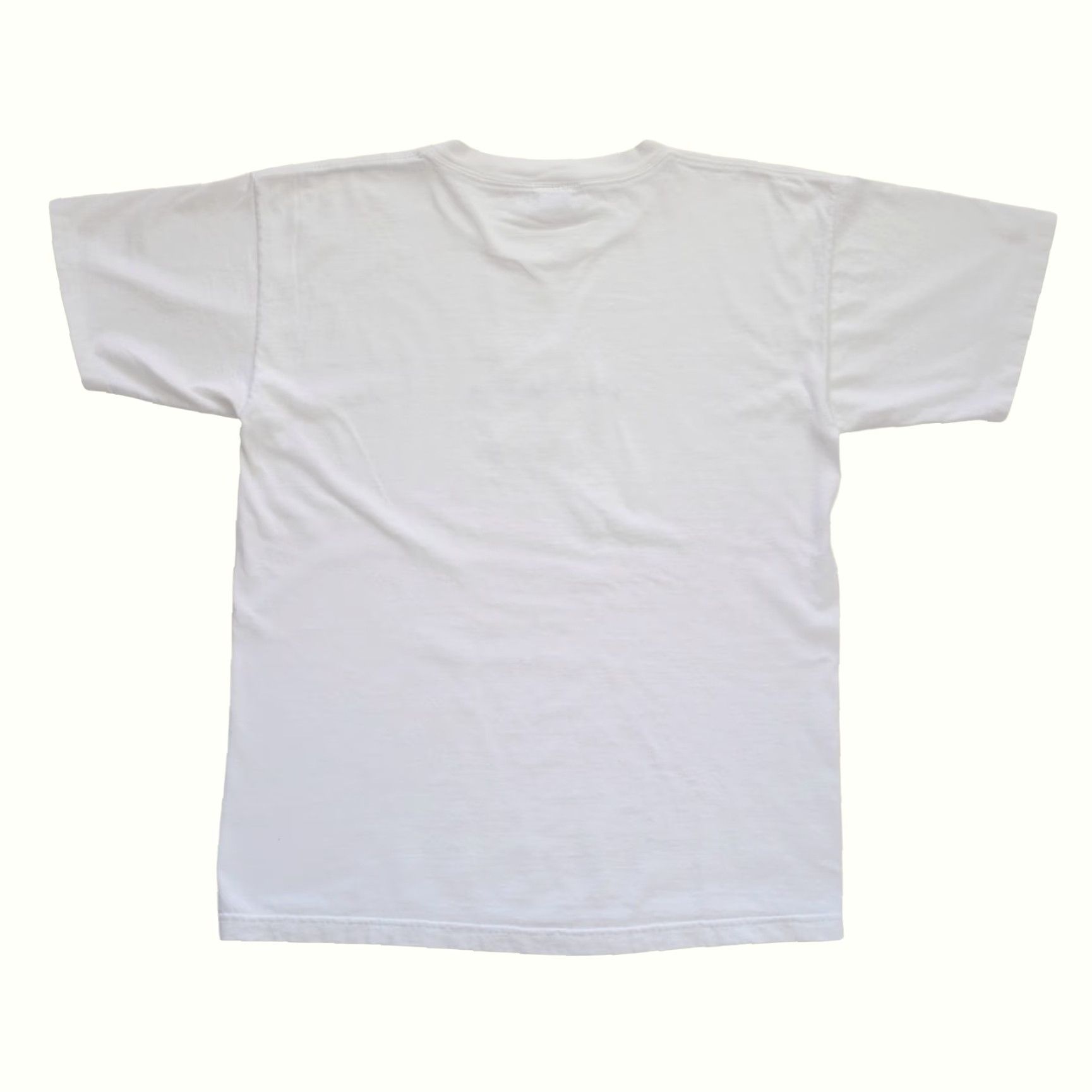 Calvin Klein CALVIN KLEIN JEANS USA MADE VTG 90s RETRO GRAPHIC DISTRESSED WHITE T SHIRT SZ L Mens Shirt Size US L / EU 52-54 / 3 - 3 Thumbnail