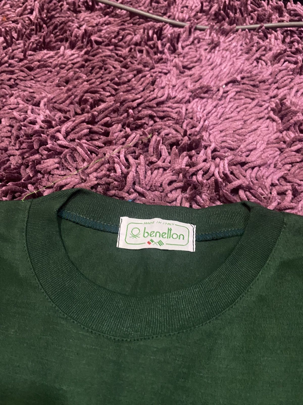 Benetton × Vintage Vintage Benetton Italy Green Tshirt Size US M / EU 48-50 / 2 - 5 Thumbnail