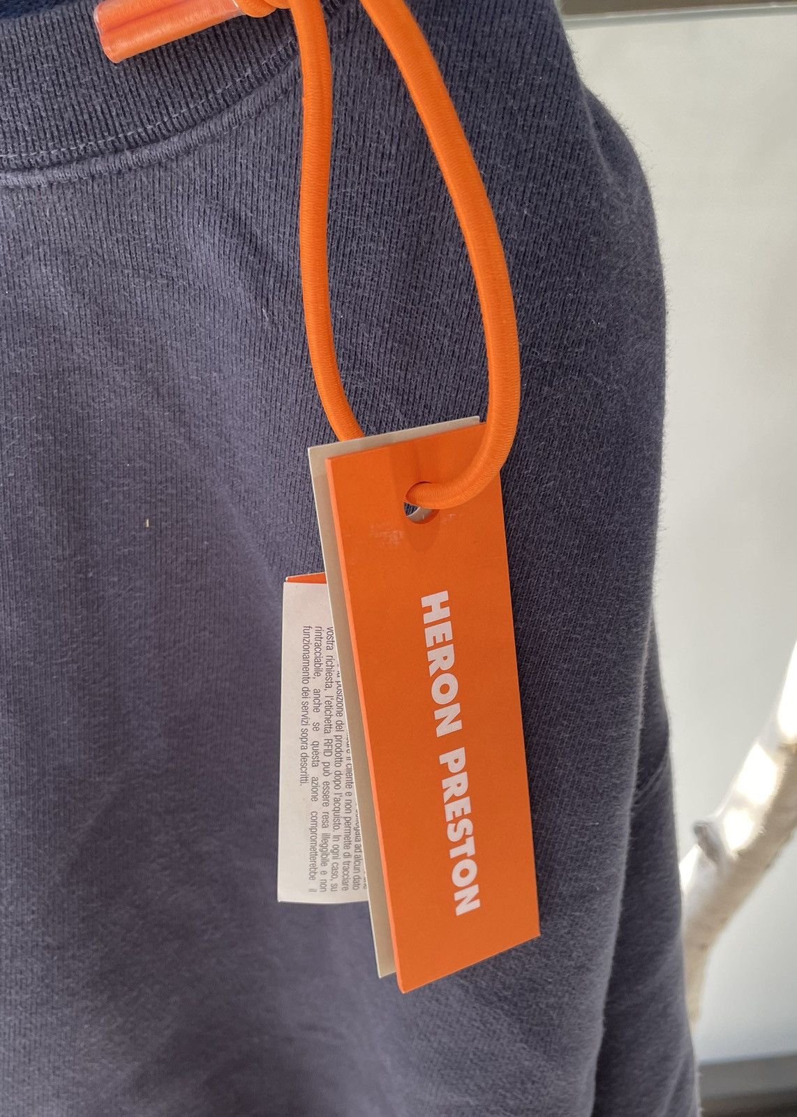 Heron Preston Heron Preston Navy Spray Sweatshirt Size US XL / EU 56 / 4 - 7 Thumbnail