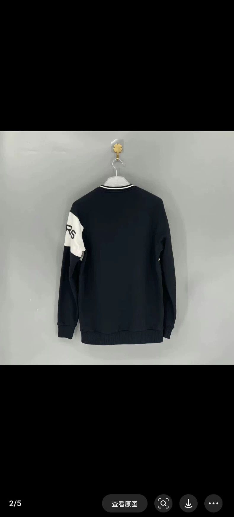 Givenchy Givenchy Black and White Color Block Chest Logo Hoodie Size US M / EU 48-50 / 2 - 2 Thumbnail