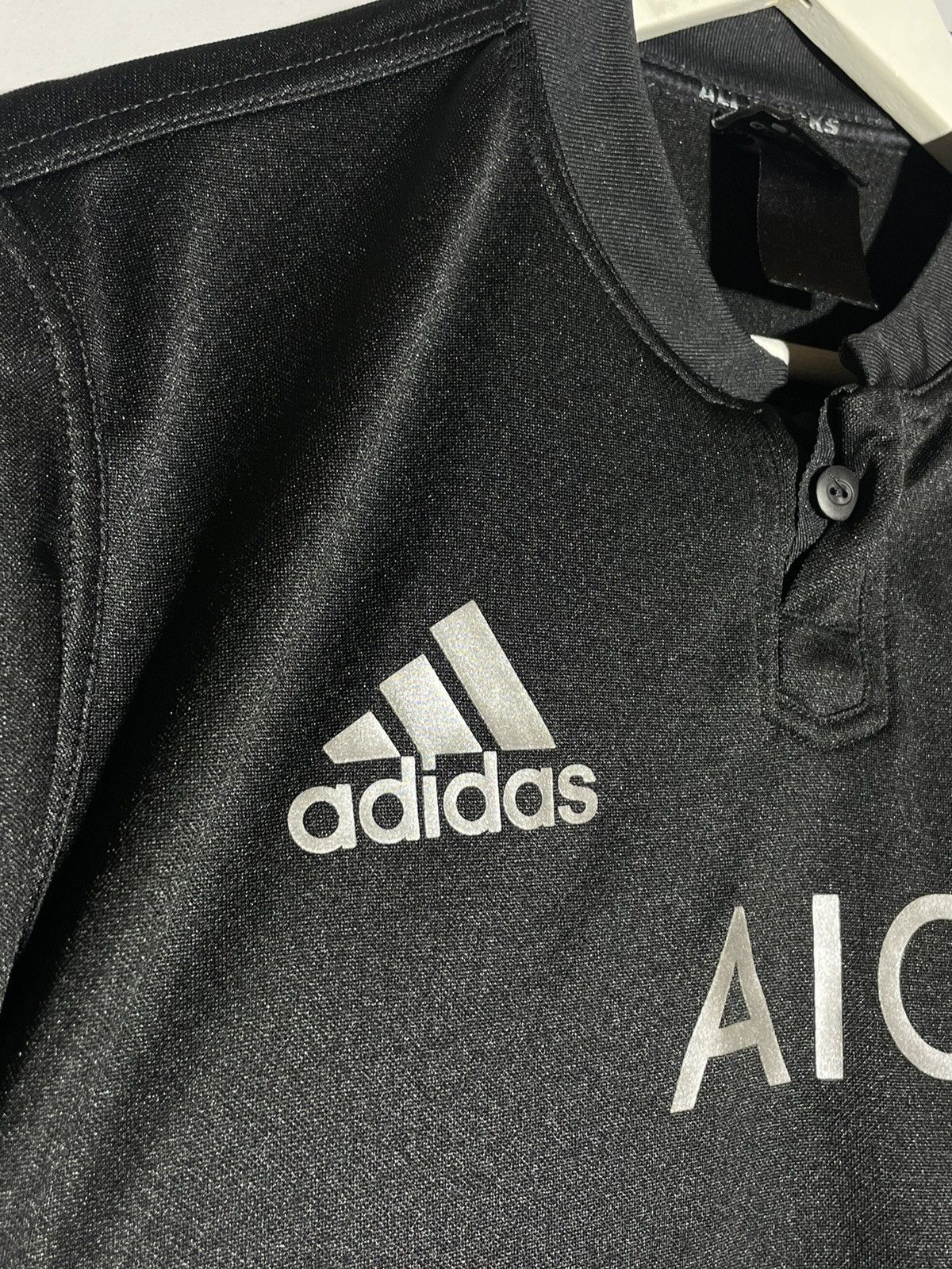 Adidas All Black New Zealand Y2k Streetwear Adidas Shirt Jersey Size US M / EU 48-50 / 2 - 5 Thumbnail
