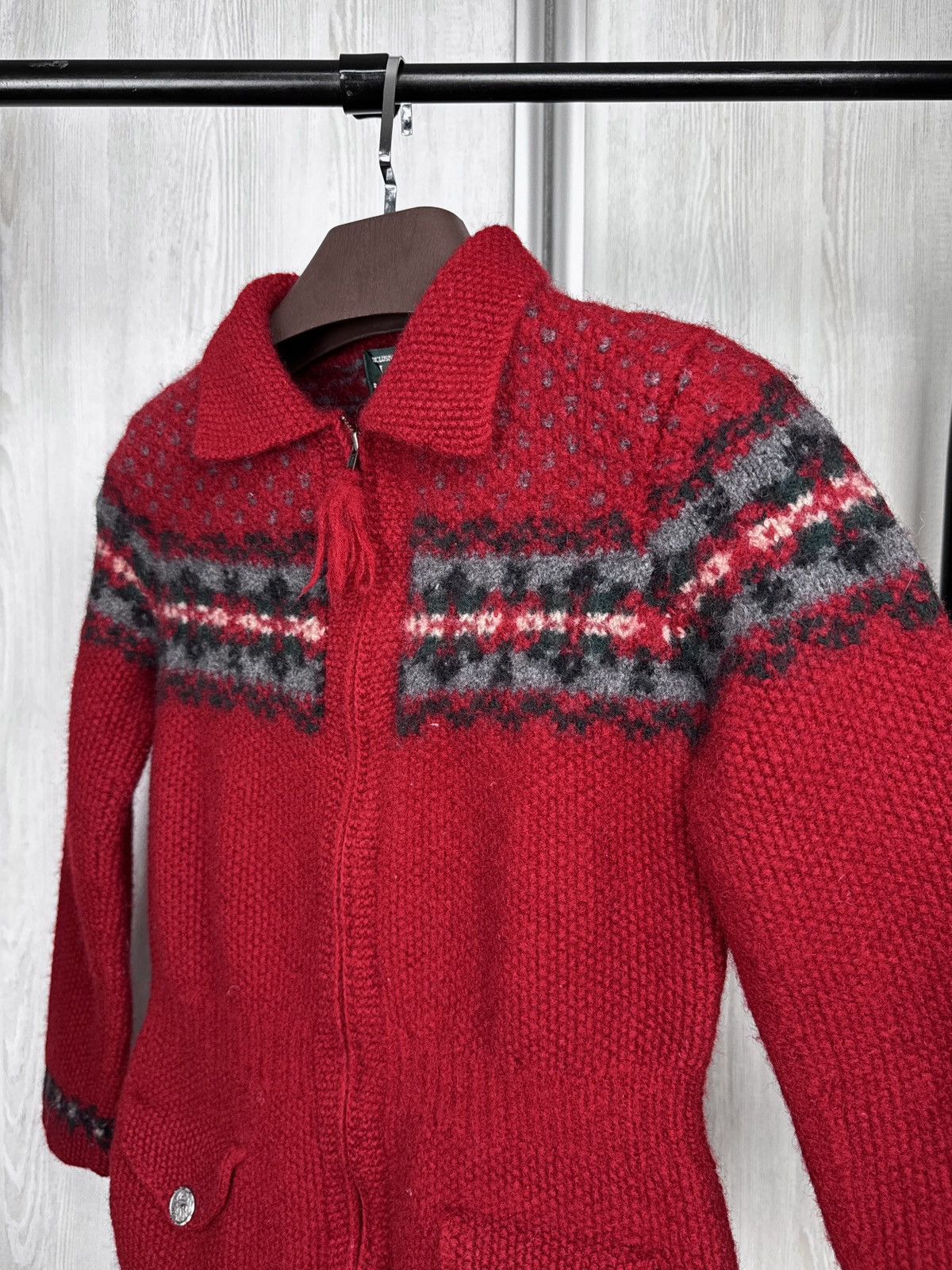 Lauren Ralph Lauren Ralph Lauren Sweater Cardigan Exclusive Hand Knit Fair Isle Size S / US 4 / IT 40 - 6 Thumbnail