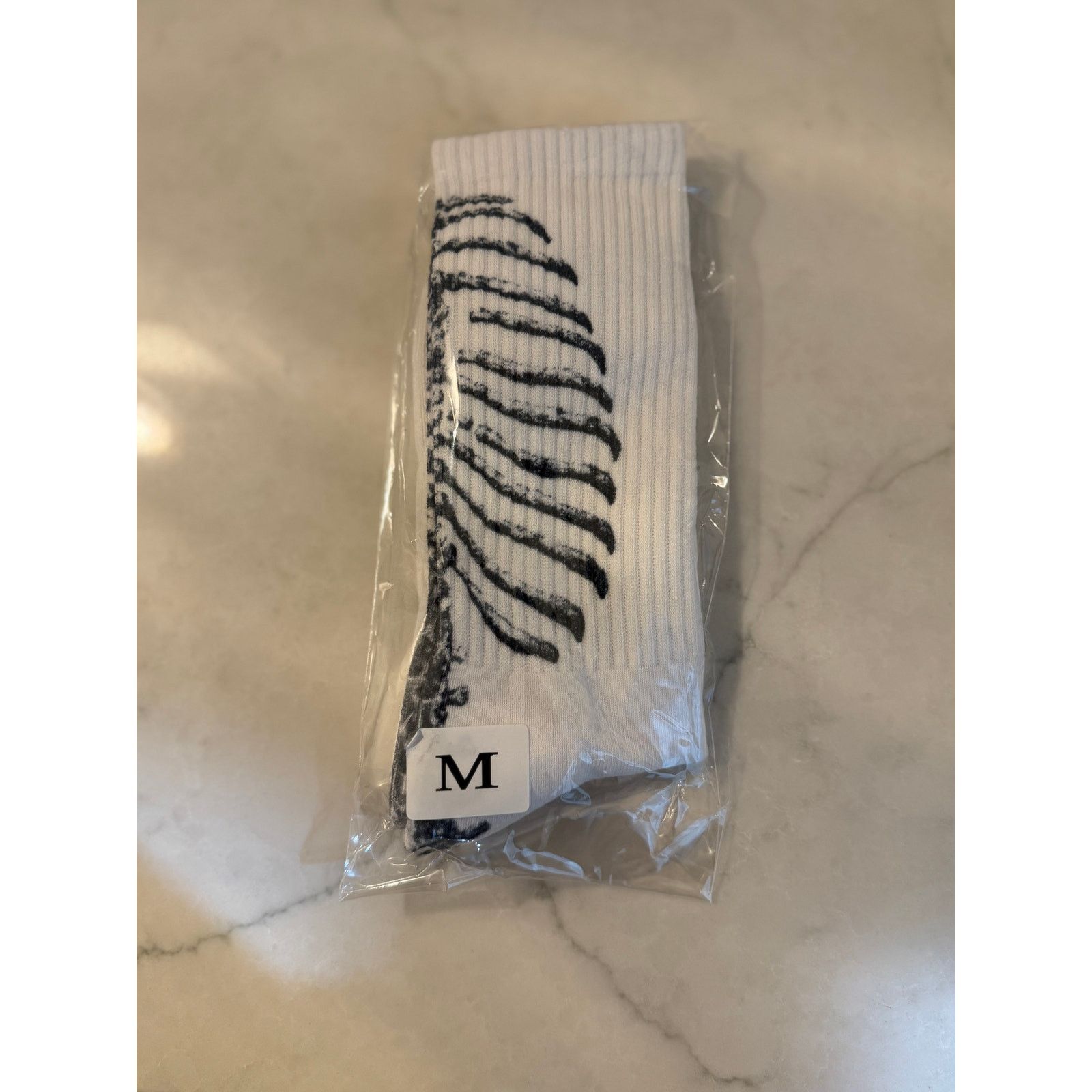 Other Hard Jewelry Metallic Spine Socks Size ONE SIZE - 3 Thumbnail