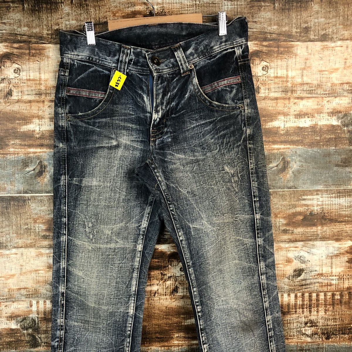 Japanese Brand DL Japanese Brand Blue Denim Pants #C633 Size US 31 - 4 Thumbnail