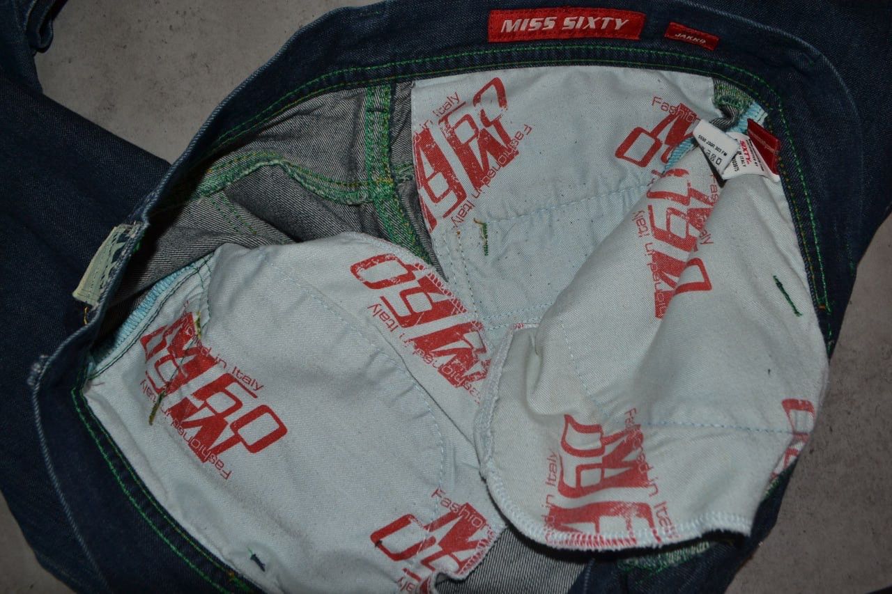 Miss Sixty Miss Sixty Jakko Flare Super Wide Amazing Jeans Women Sz 32 Size 24" / US 00 / IT 34 - 13 Thumbnail