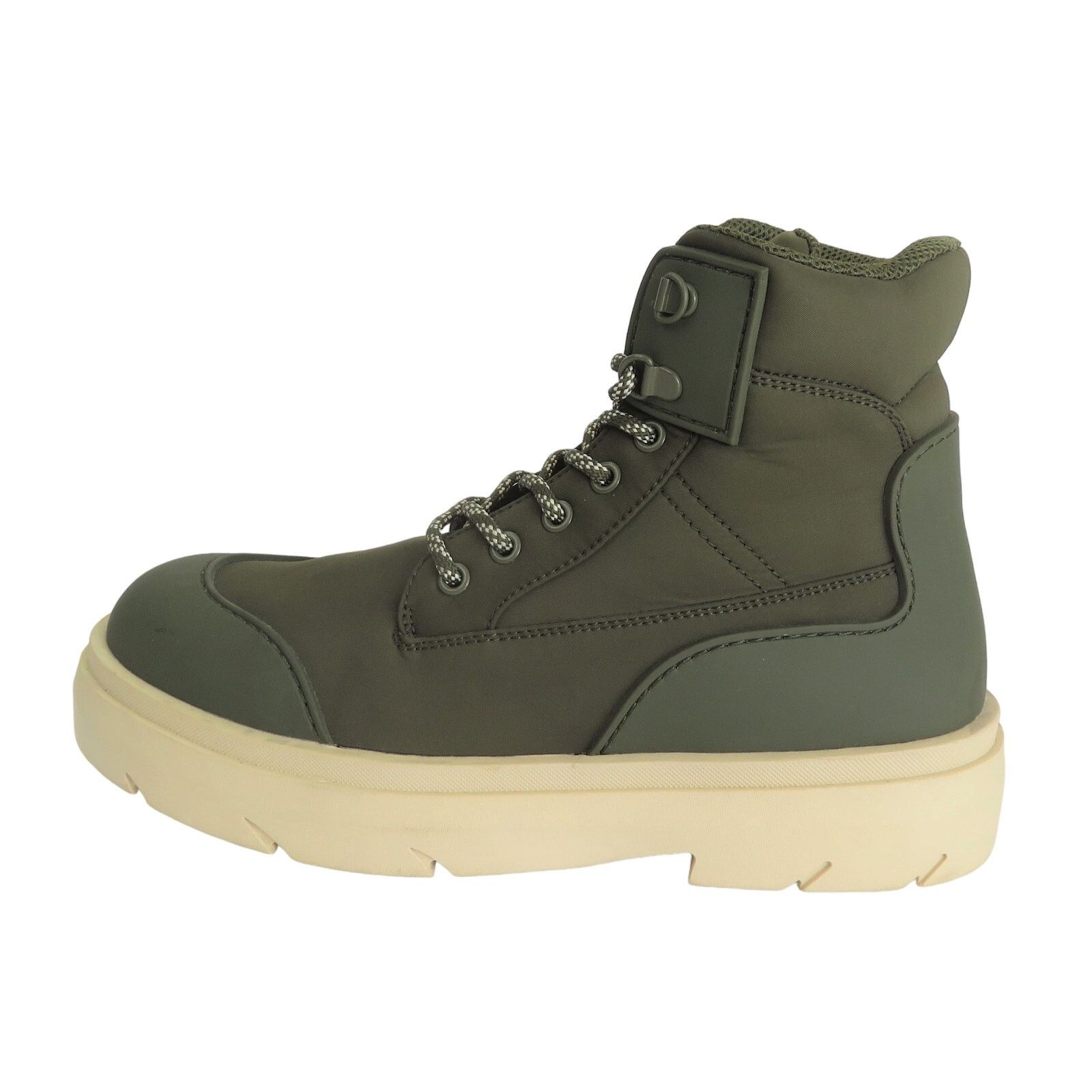 Zara New ZARA Green Faux Leather Lace Up Combat Boots Women 10 Size US 10 / IT 40 - 6 Thumbnail