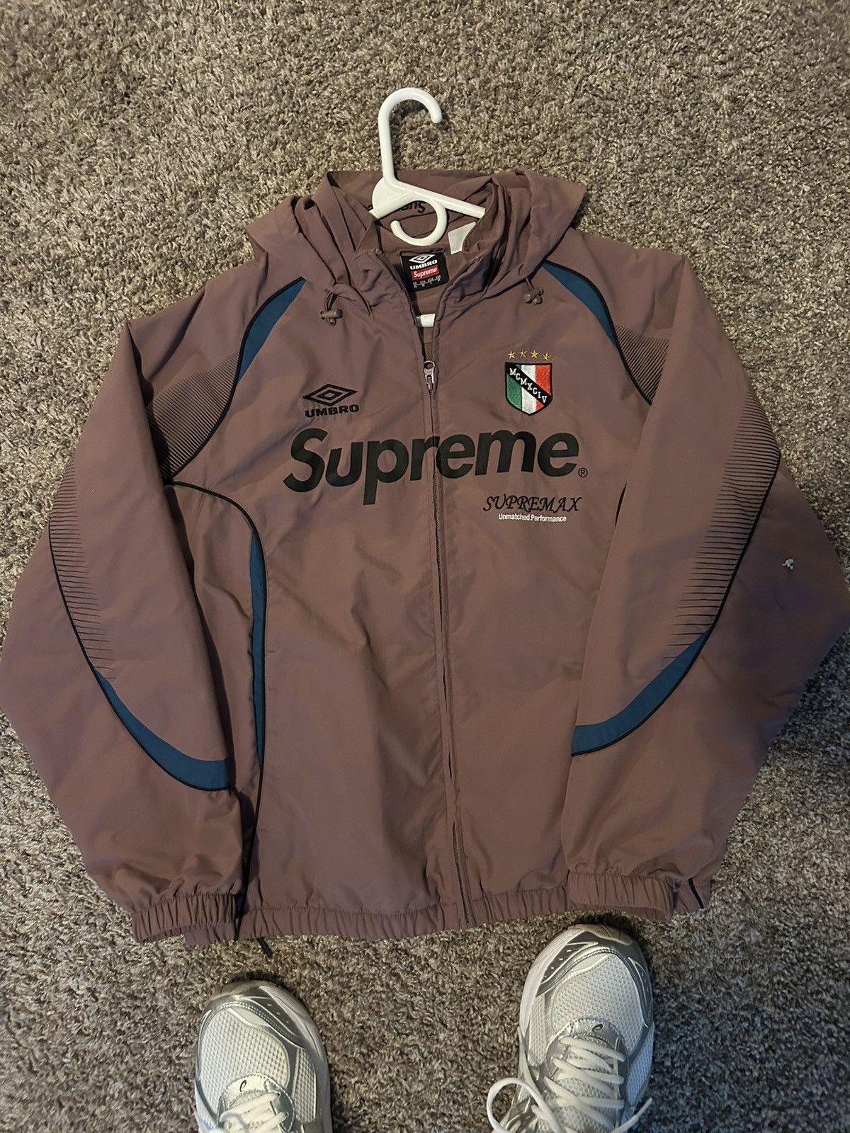 Supreme Supreme x Umbro Track Jacket Dusty Plum | Grailed