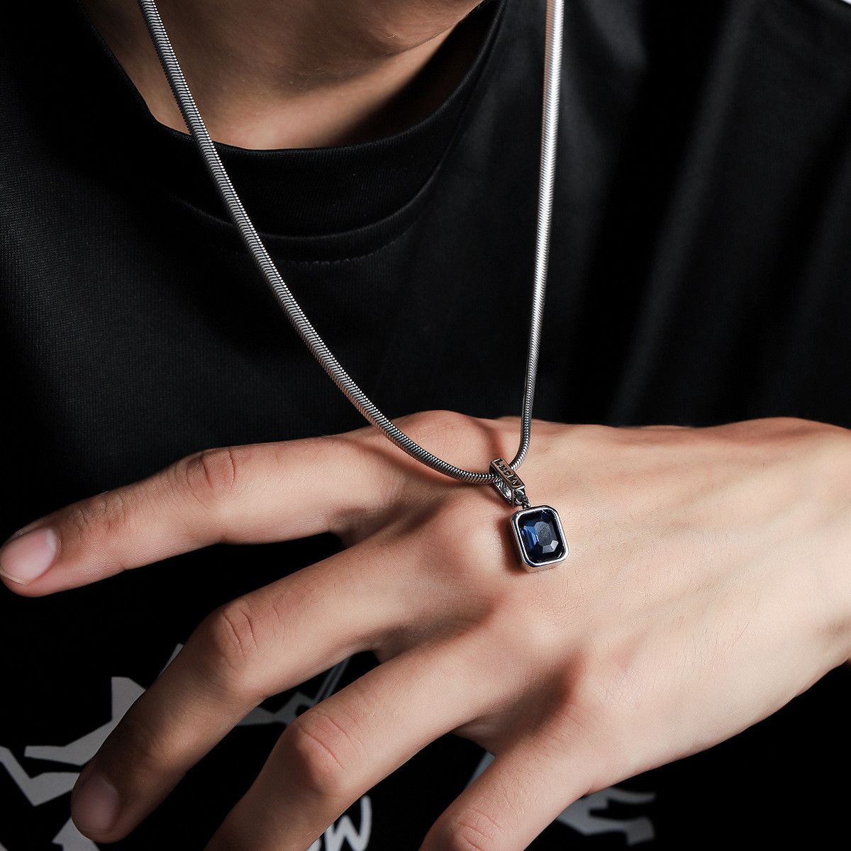 Japanese Brand Gemstone Snake Necklace Size ONE SIZE - 3 Thumbnail
