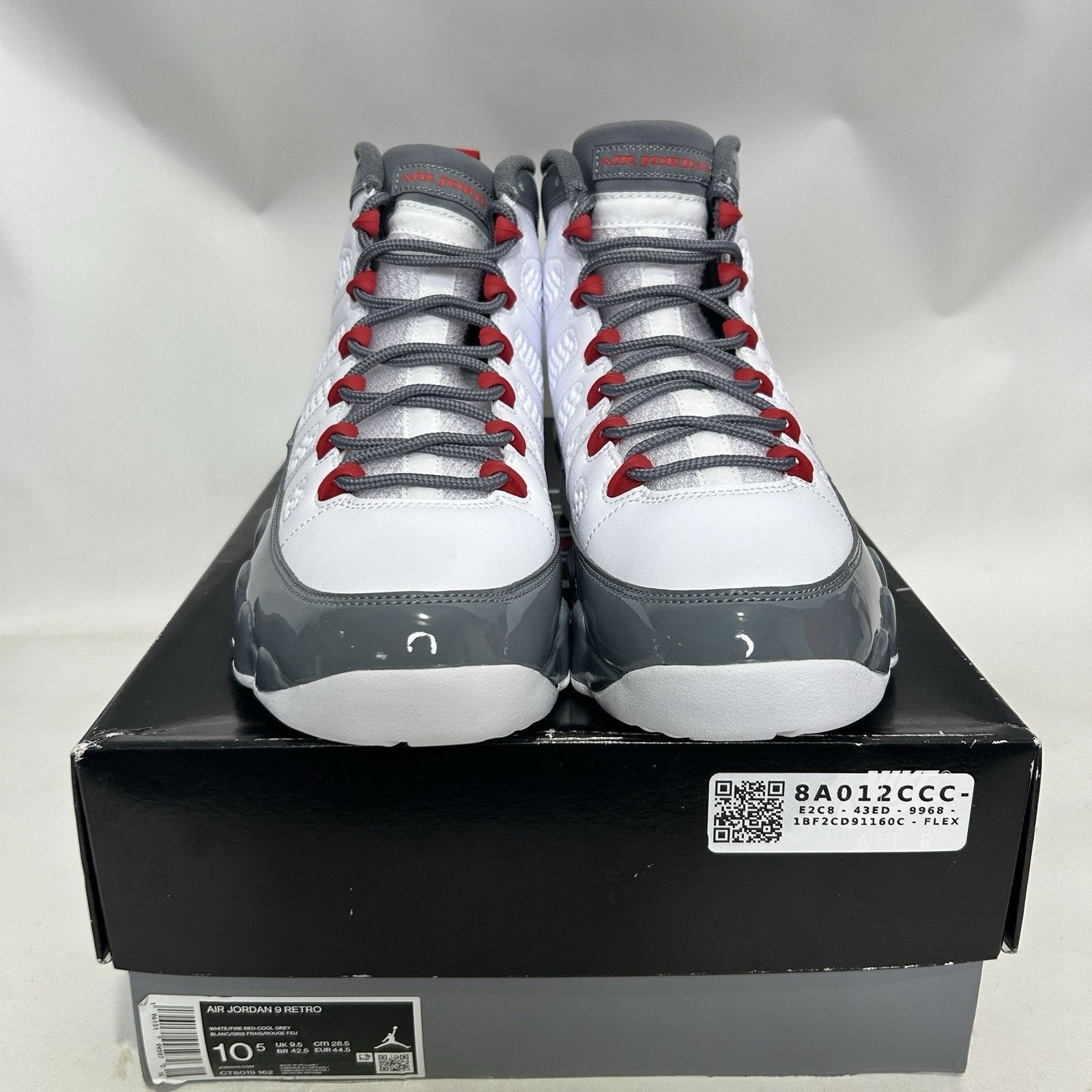 Jordan Brand Nike Air Jordan 9 Retro OG “Fire Red” Size US 10.5 / EU 43-44 - 2 Thumbnail