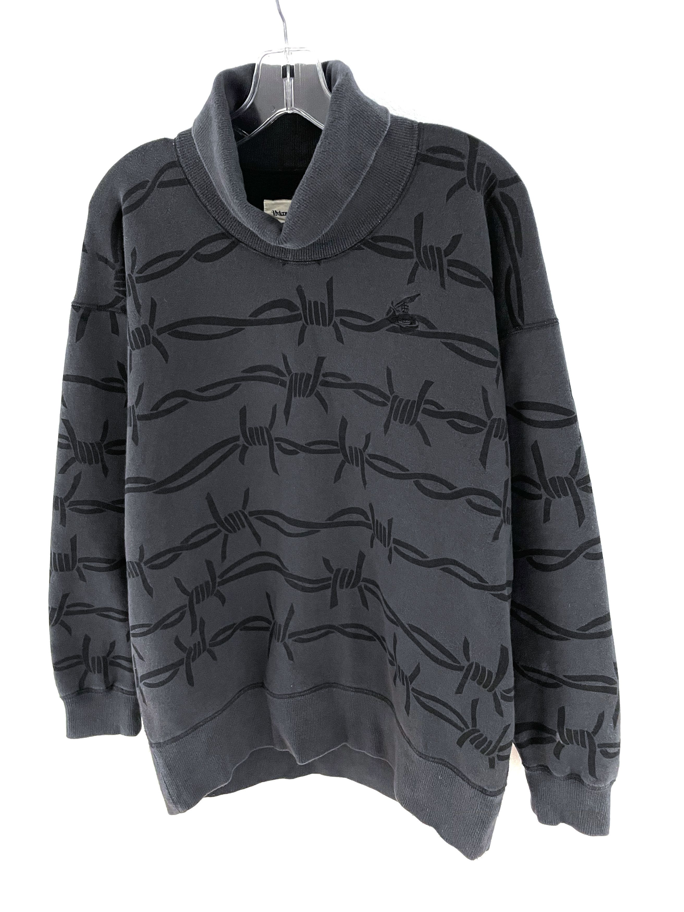 Vivienne Westwood Barbed Wire Turtleneck Size US M / EU 48-50 / 2 - 2 Thumbnail